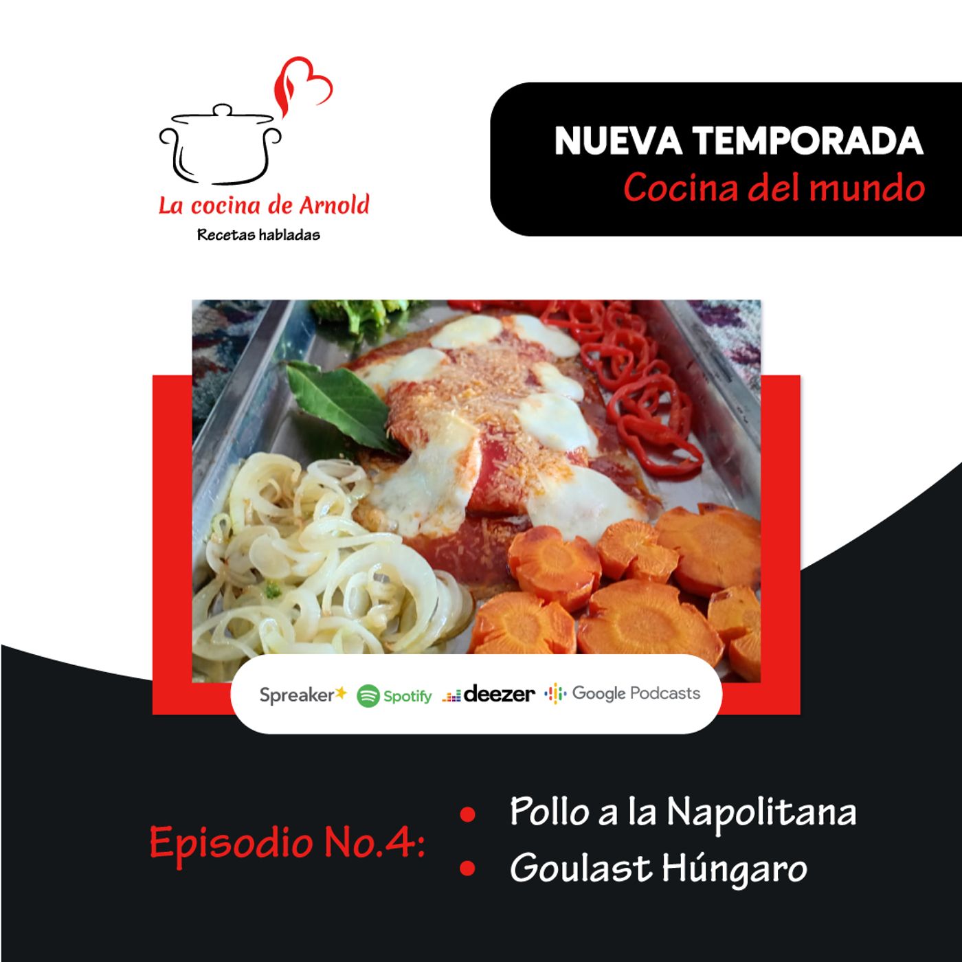 La cocina de Arnold, recetas habladas