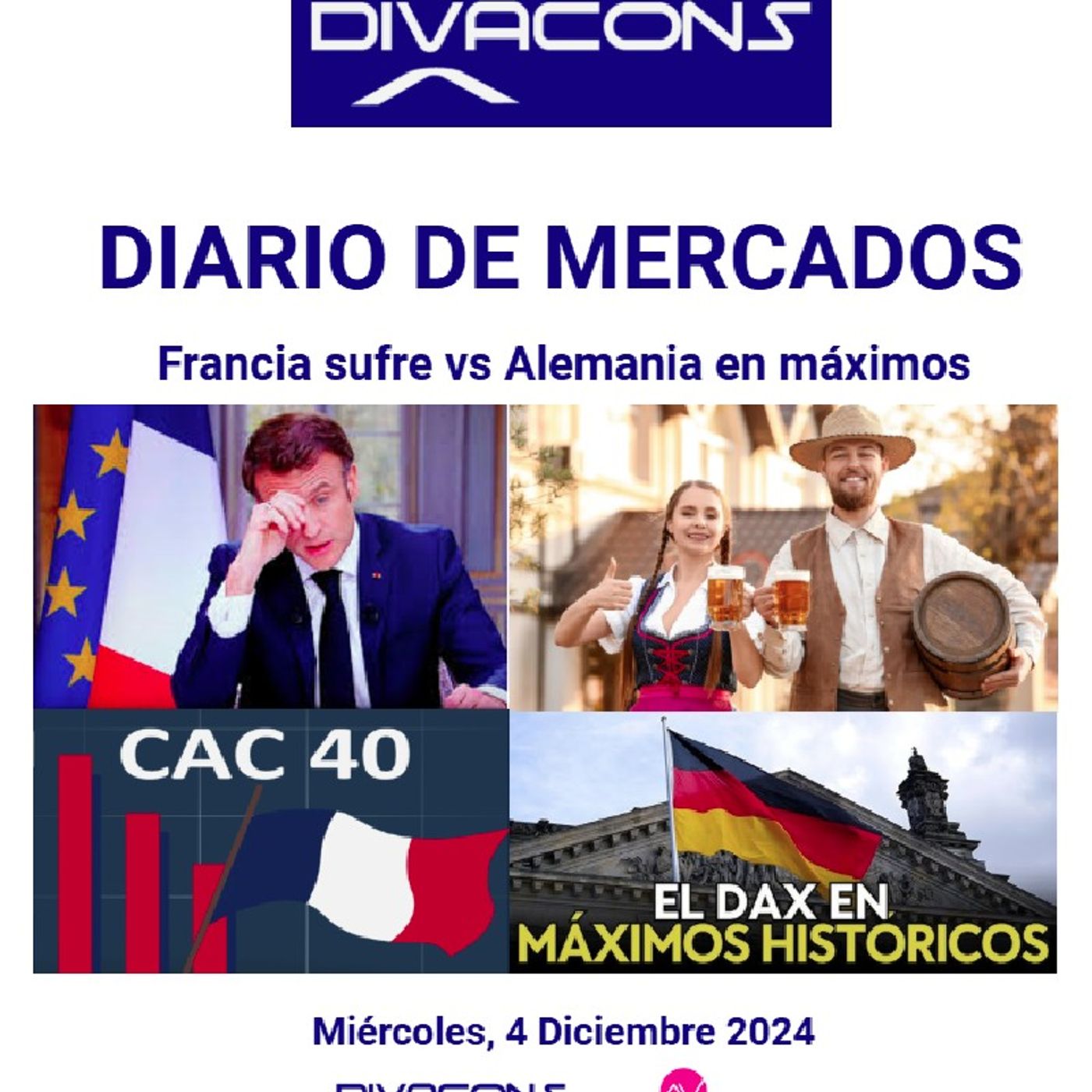 PODCAST en abierto DIARIO DE MERCADOS Miércoles 4 Dic 2024 episode artwork