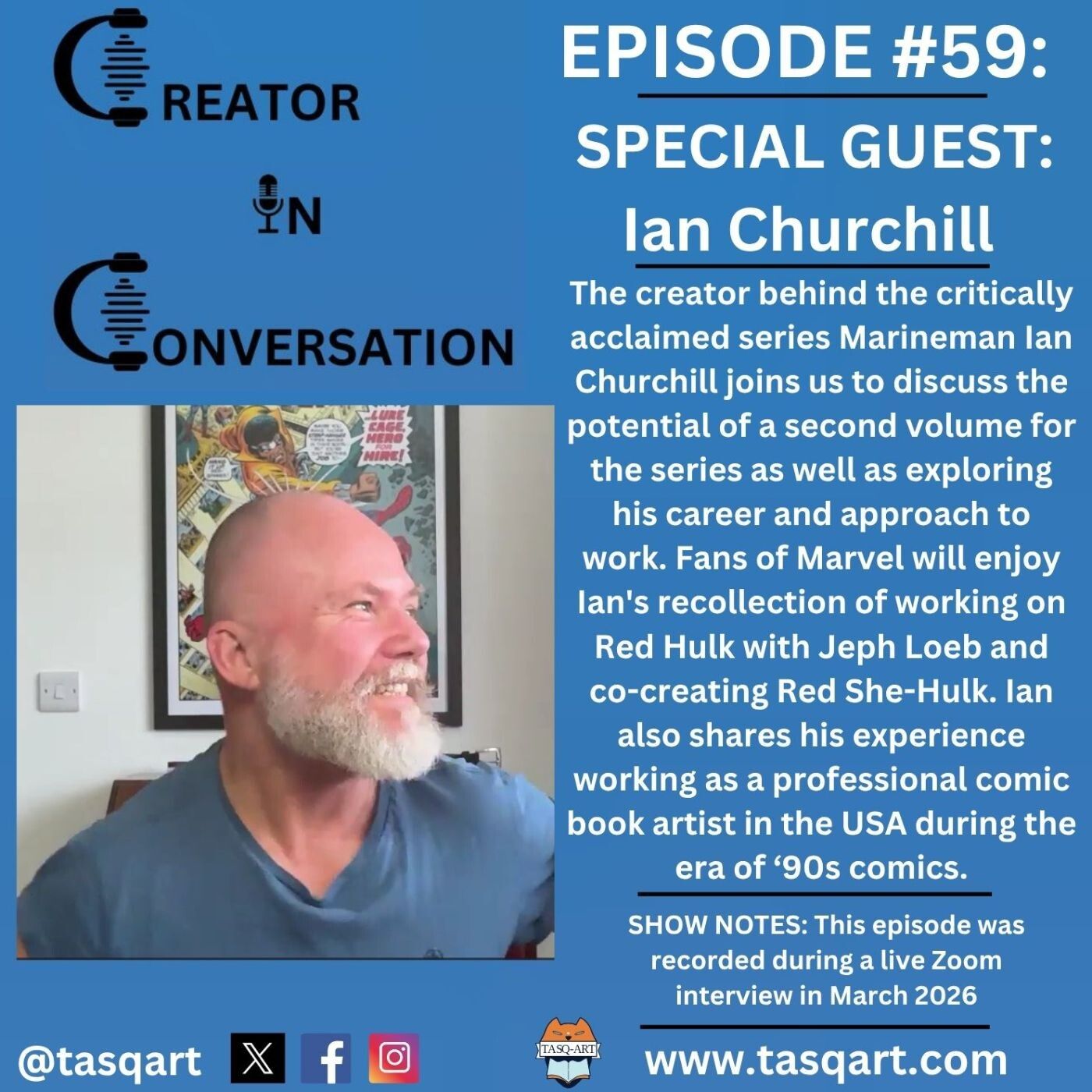 Ian Churchill: Creator In Conversation Ep. 59 episode artwork