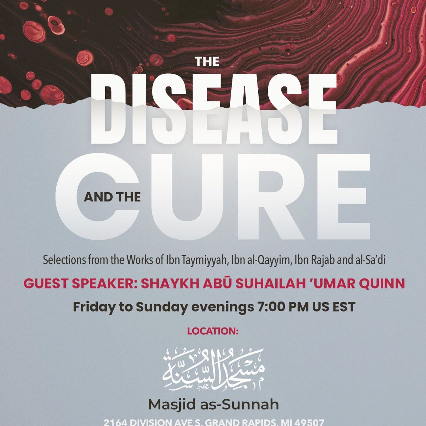 The Disease and the Cure Seminar podcast artwork