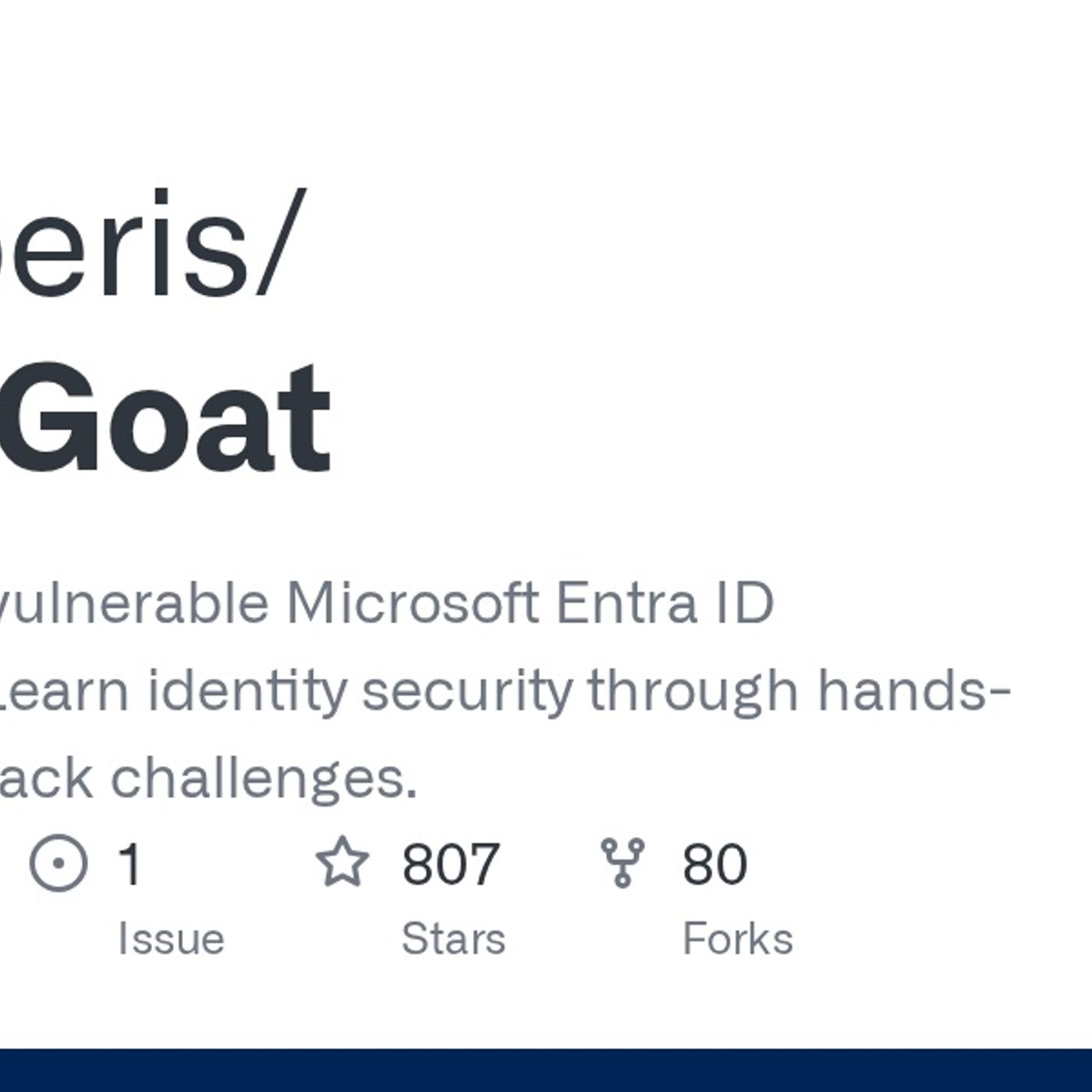 GitHub - Semperis/EntraGoat: A deliberately vulnerable Microsoft Entra ID environment. Learn identity security through hands-on, realistic a