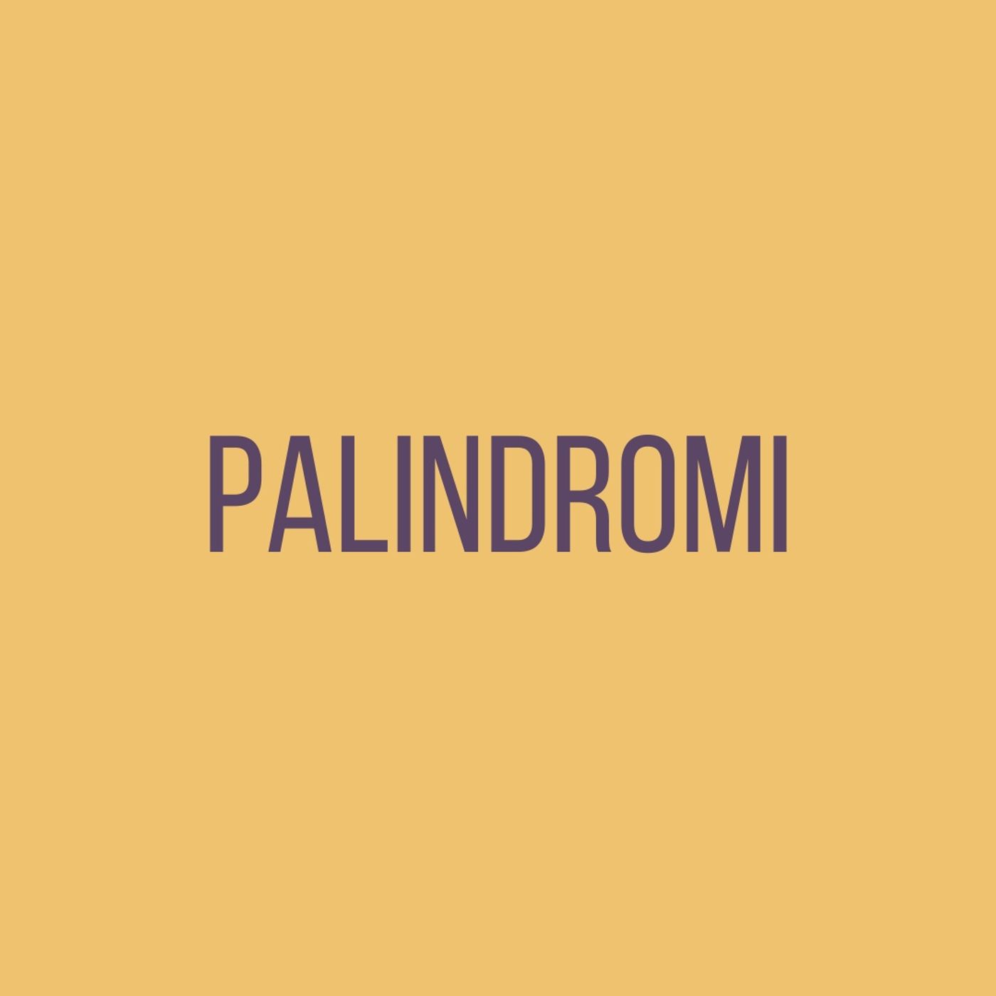 Peculiar Peculiarities - Palindromi episode artwork