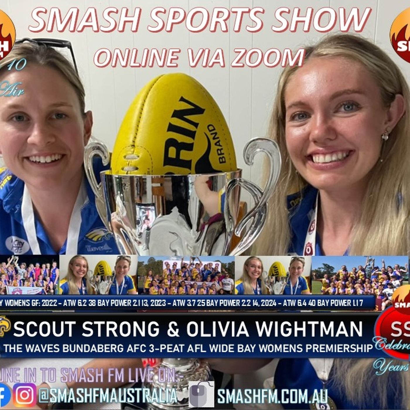 SSS10THYR: The Waves AFL Club Bundaberg 2024 AFL Wide Bay 3Peat Womens Premiership Interviews 201224