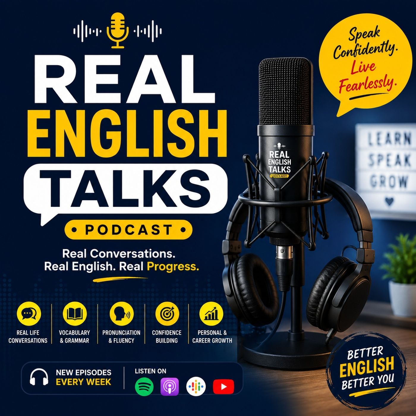 Real English Talks podcast podcast artwork