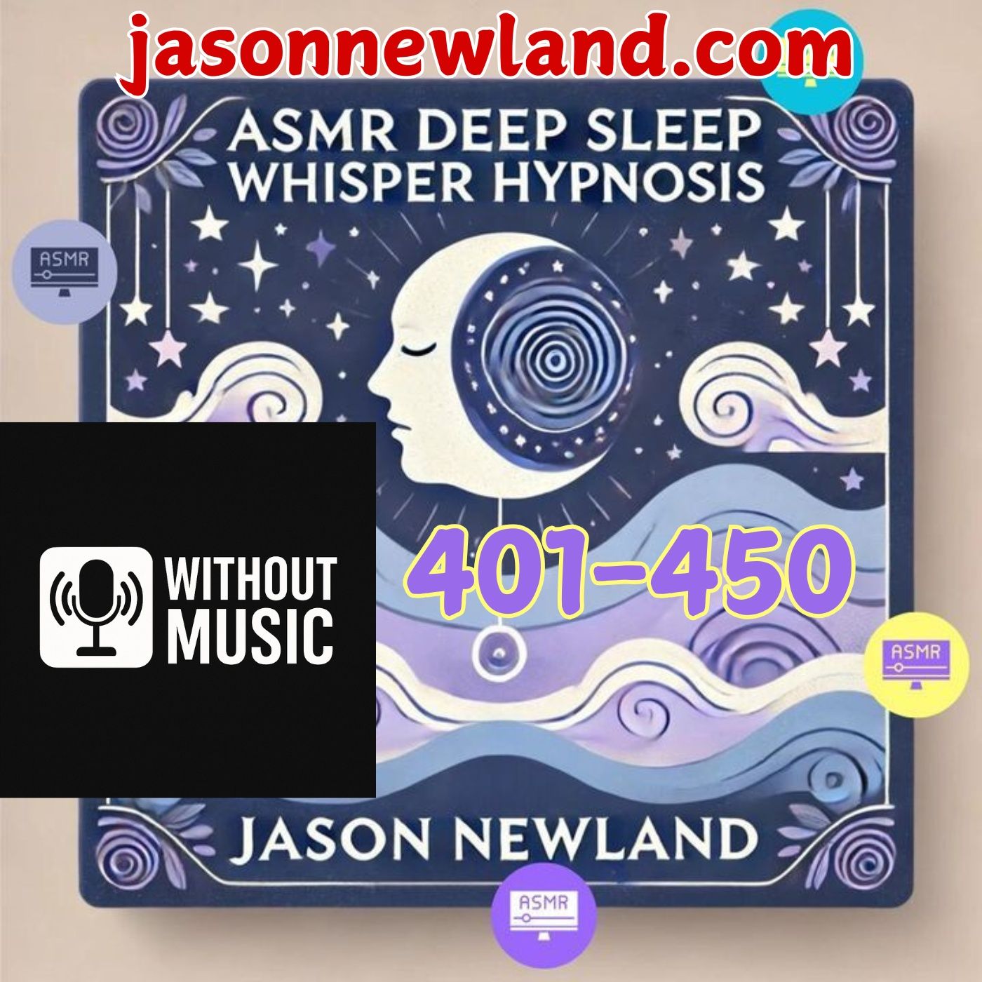 (no music) Deep Sleep Whisper (401-450)