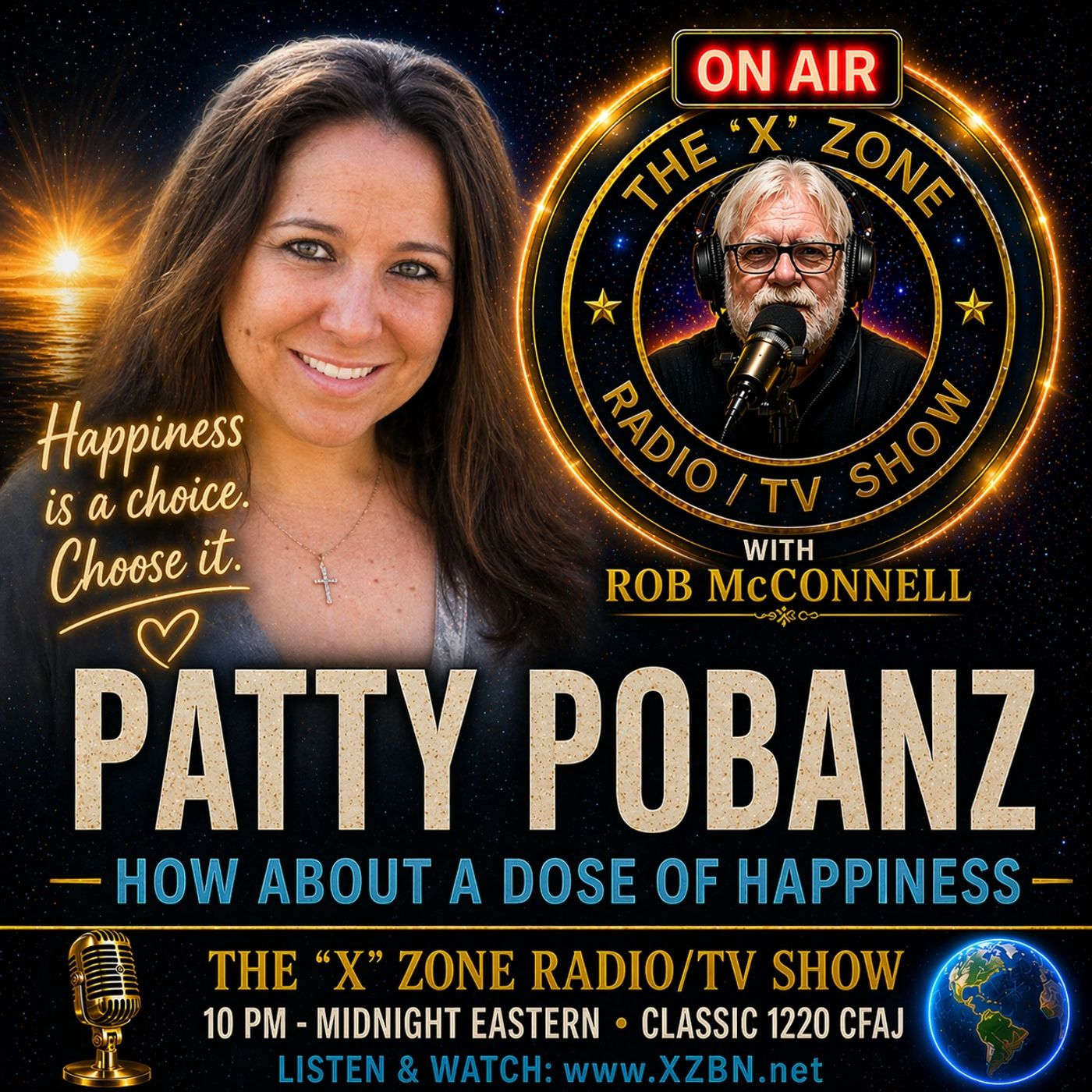Rob McConnell Interviews - PATTY POBANZ - How About A Dose Of Happiness