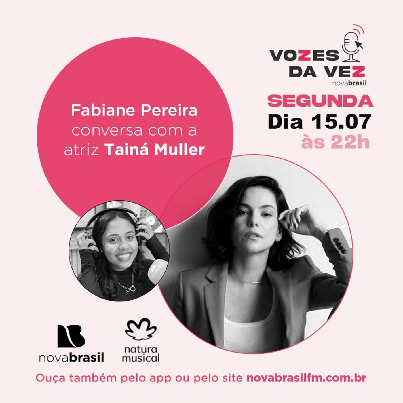 Tainá Muller: “Fui salva pela arte e só ela dá conta de entender o mundo”