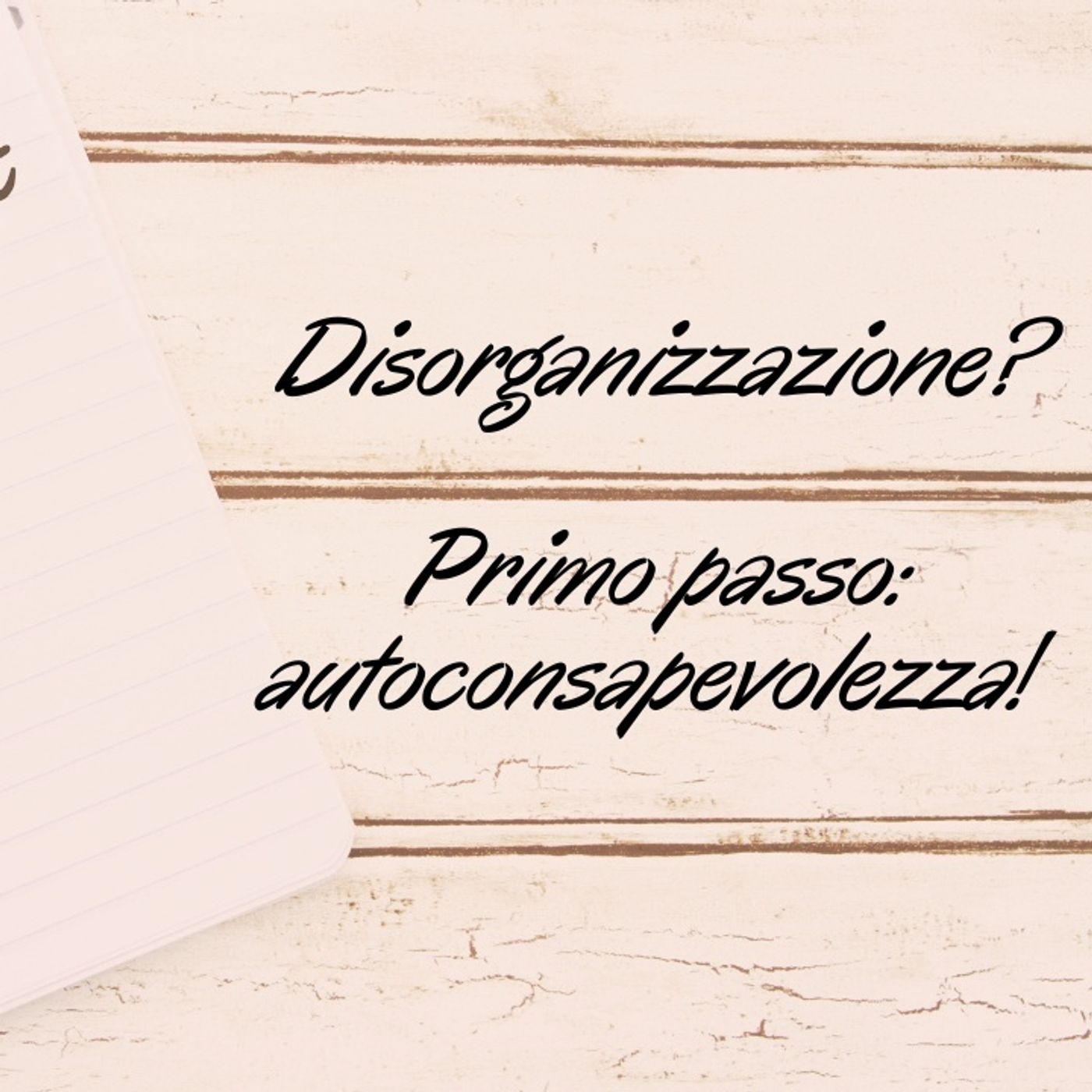Disorganizzazione: da dove partire episode artwork