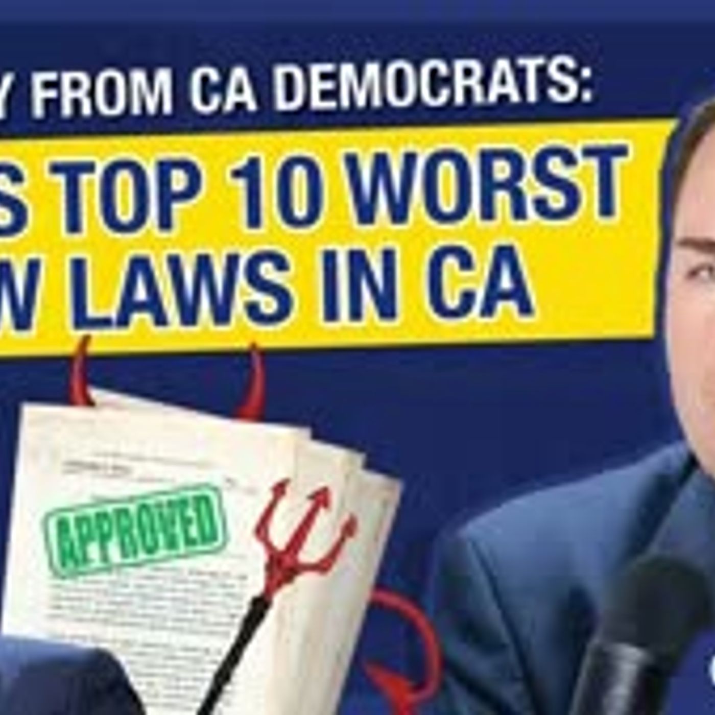 Top 10 Worst New Laws Approved by California Democrats in 2023