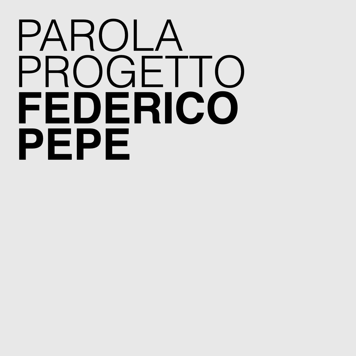 Parola Progetto
