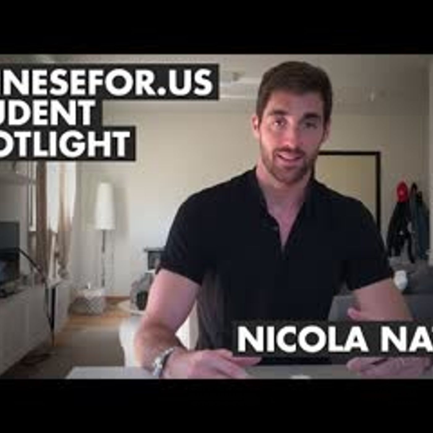2018 Italian Basketball Player Nicola Natali Speaking Chinese - ChineseFor.Us Student Spotlight episode artwork