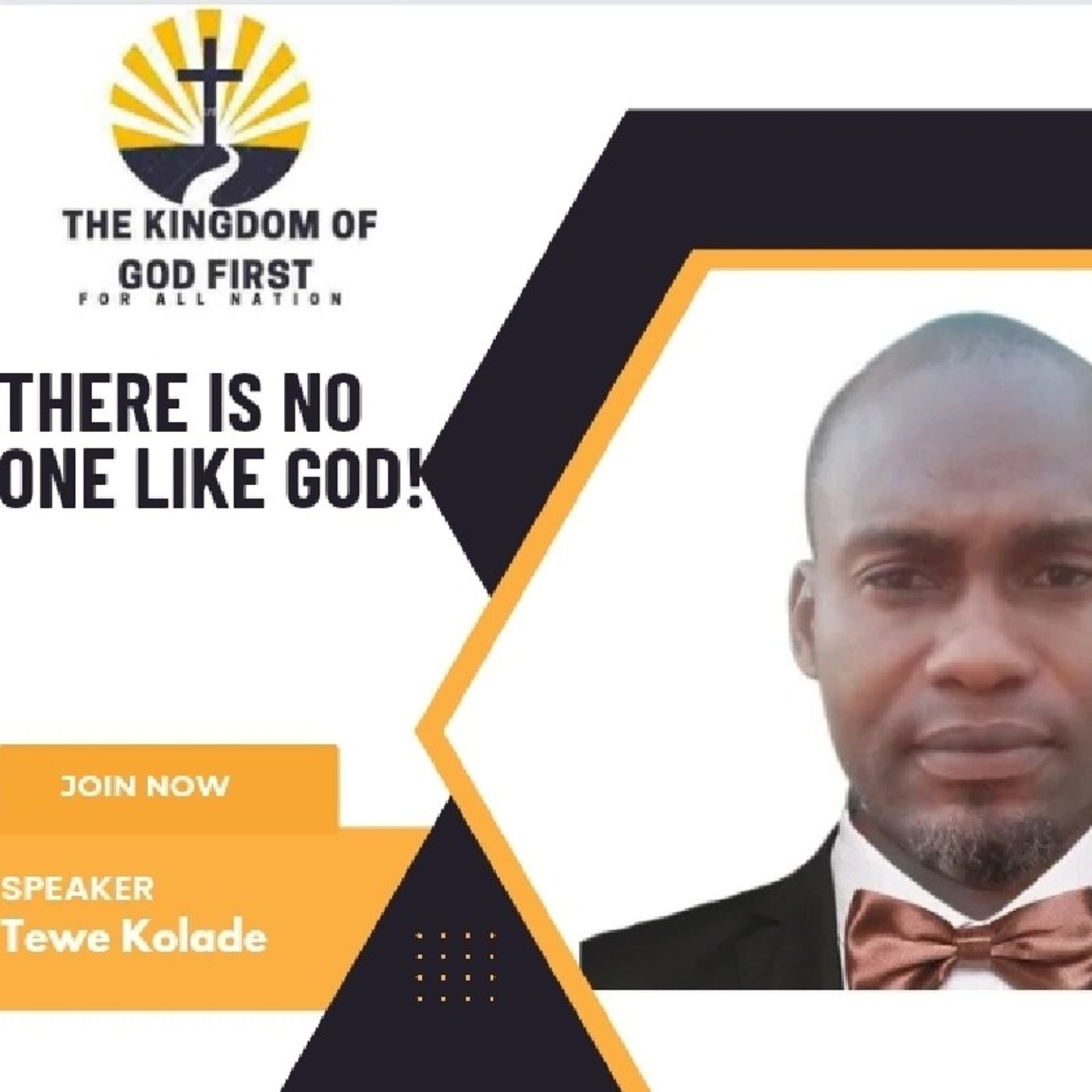 THERE IS NO ONE LIKE GOD!