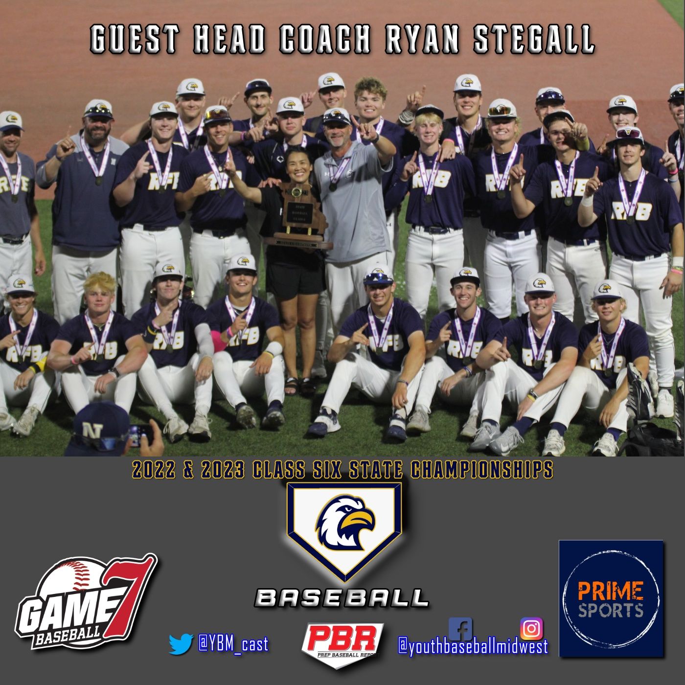 Back to Back Class 6 State Titles, what's next? HC Ryan Stegall LN Eagles | Baseball Talk episode artwork
