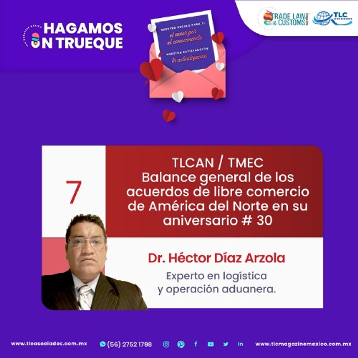 Episodio 475. TLCAN / TMEC - Balance general de los acuerdos de libre comercio de América del Norte en su aniversario # 30 episode artwork