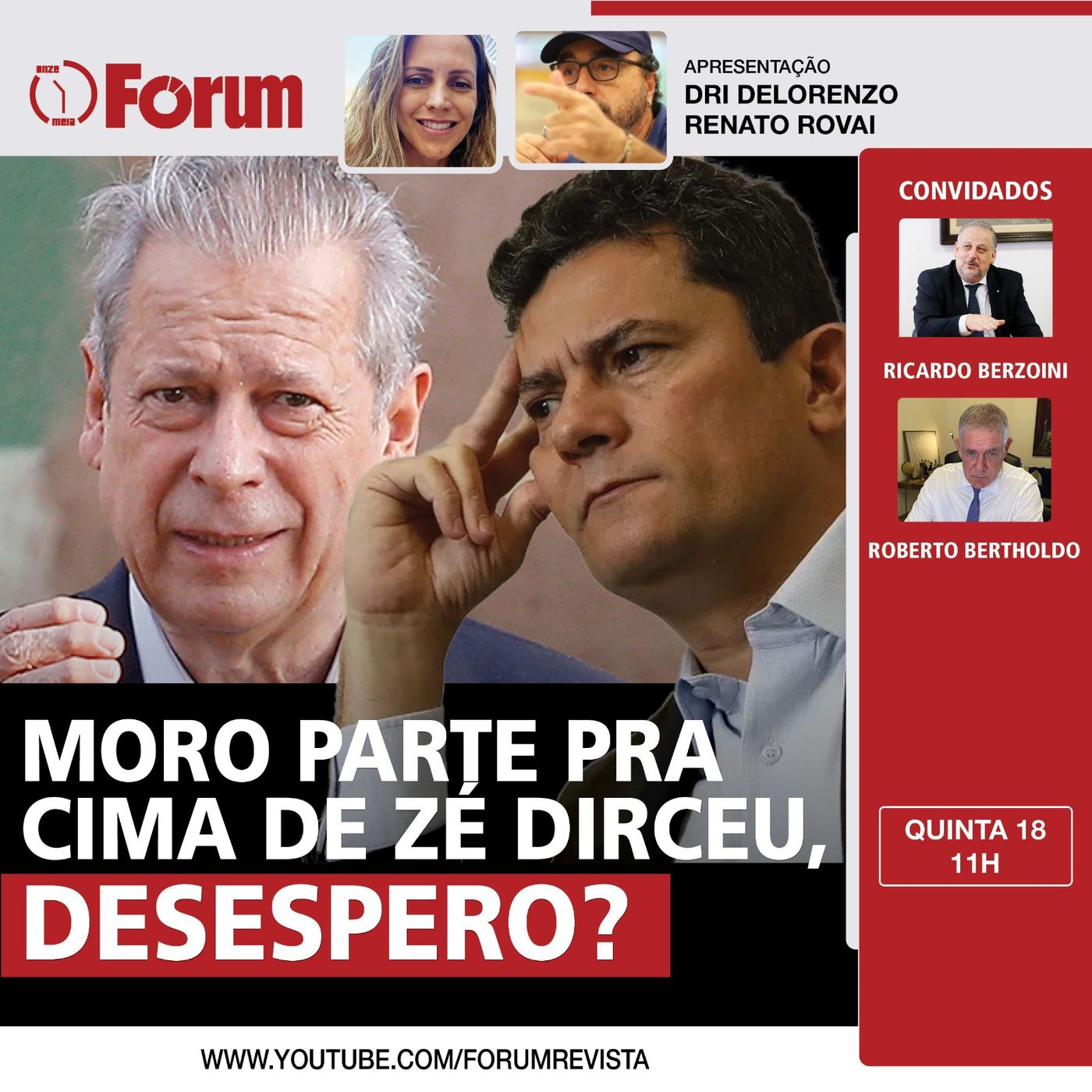 Moro ataca Zé Dirceu | Xandão X Musk: Bolsonaristas revelam provas contra eles mesmos | 18.04.24 episode artwork