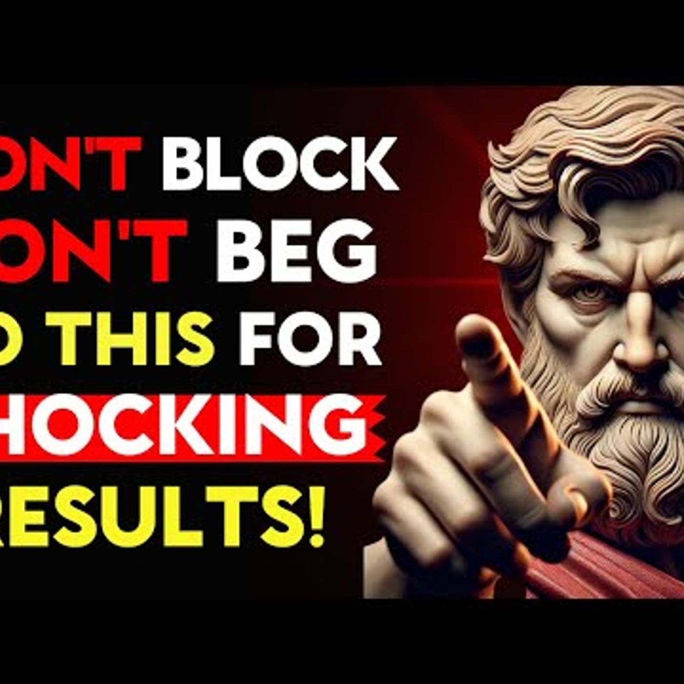 DON’T BLOCK THEM, DON’T BEG… JUST DO THIS and WATCH WHAT HAPPENS! _ Stoic Philosophy episode artwork