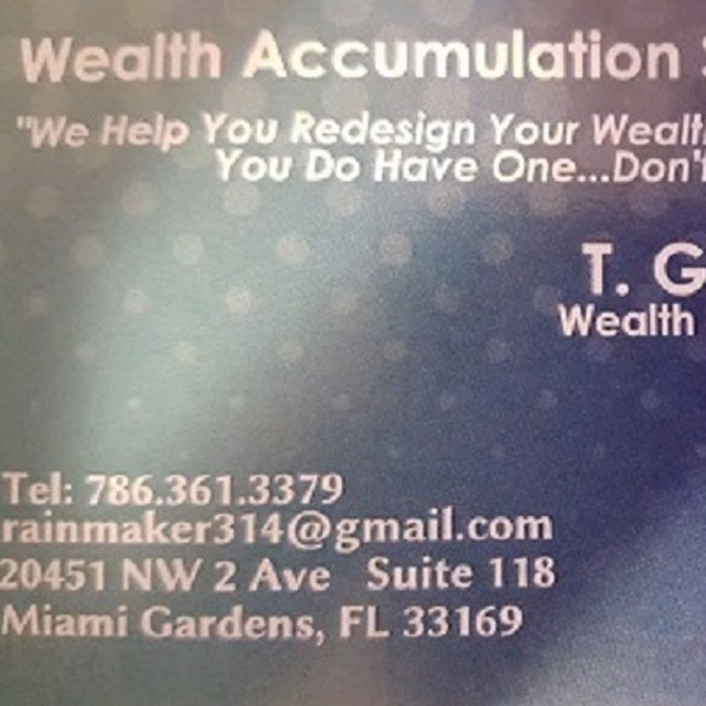 The T. Gerard Williams Show