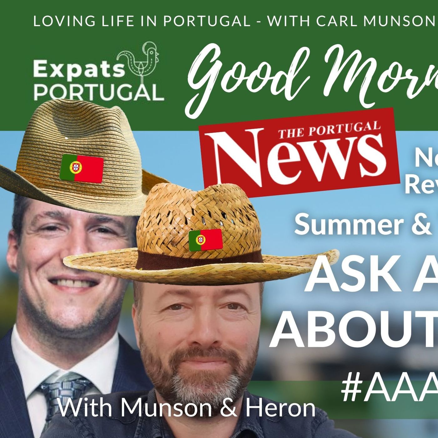 Portuguese Real Estate update and Beer (first for a year) on Good Morning Portugal!