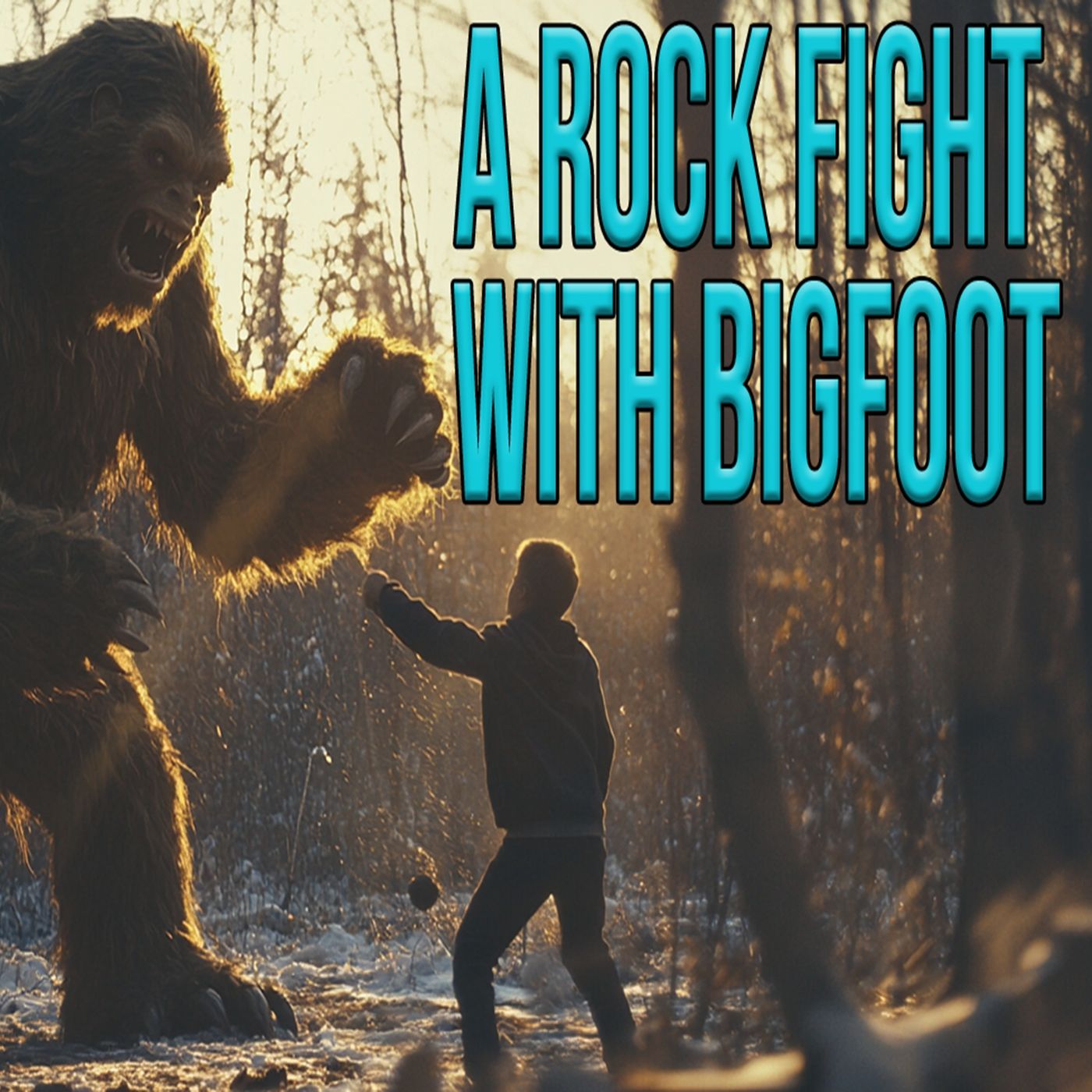 A Rock Fight with Bigfoot