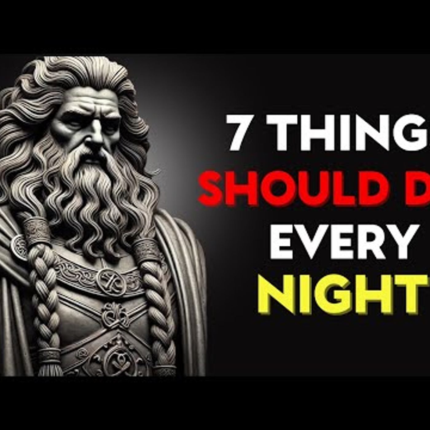 7 Stoic Things You Must Do Every Night I Stoic Philosophy episode artwork