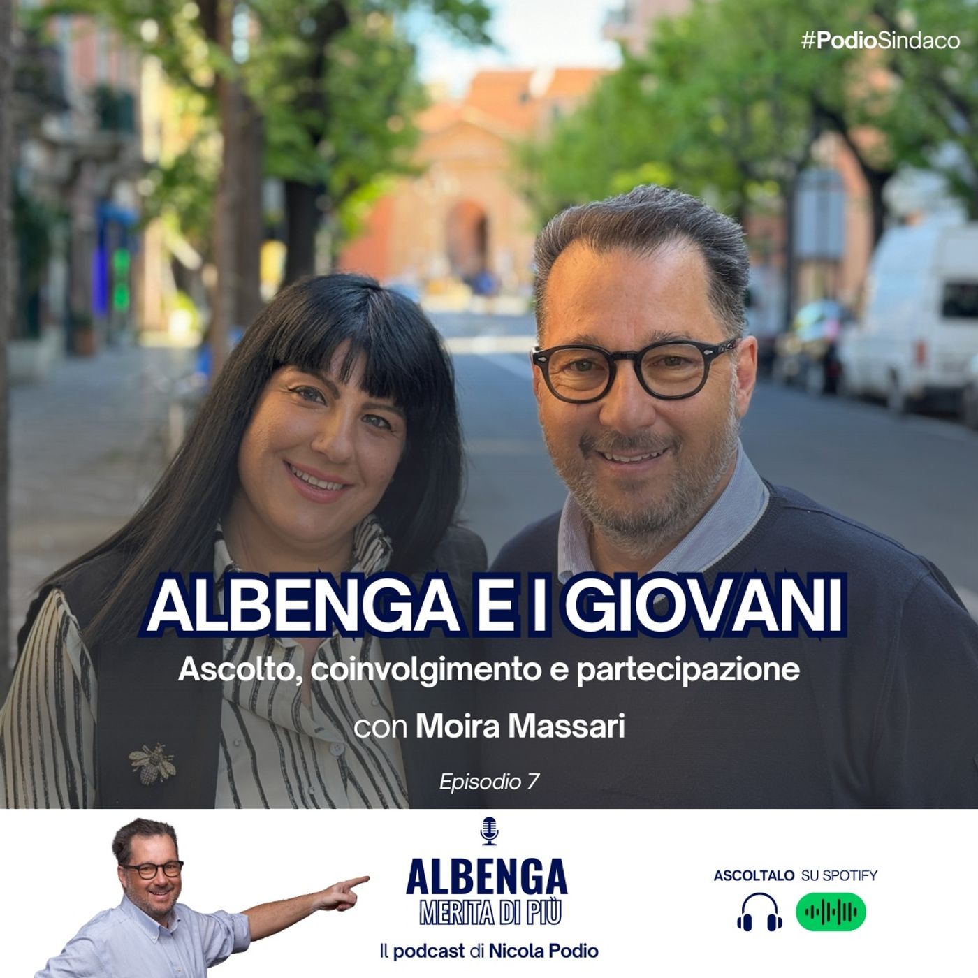 Ep. 7 - Albenga e i giovani: ascolto, coinvolgimento e partecipazione [con Moira Massari] episode artwork