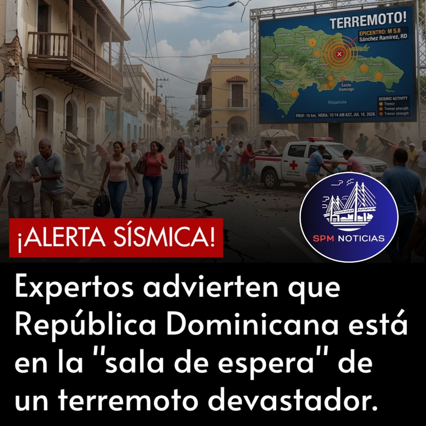 Expertos advierten que República Dominicana está en la "sala de espera" de un terremoto devastador