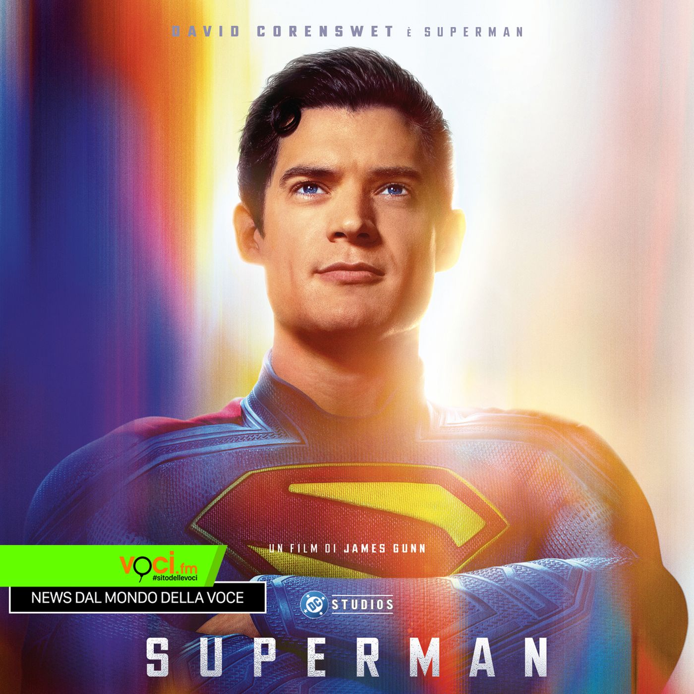 Clicca PLAY e ascolta la news "LE VOCI DEL NUOVO SUPERMAN DI JAMES GUN" episode artwork