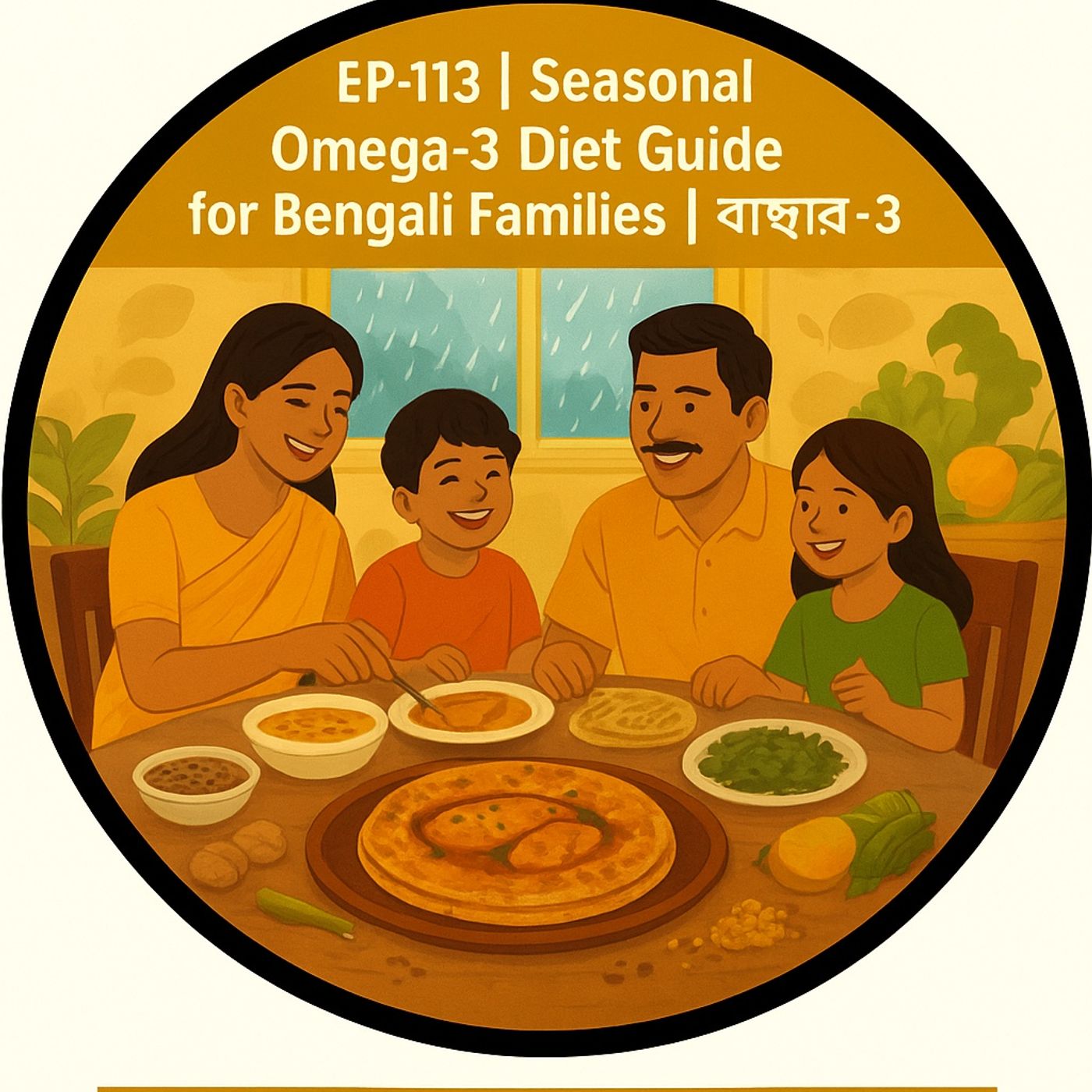 EP-113 | Seasonal Omega-3 Diet Guide for Bengali Families | বাঙালি পরিবারে ঋতুভিত্তিক ওমেগা-৩ গ্রহণ | wellness podcast episode artwork