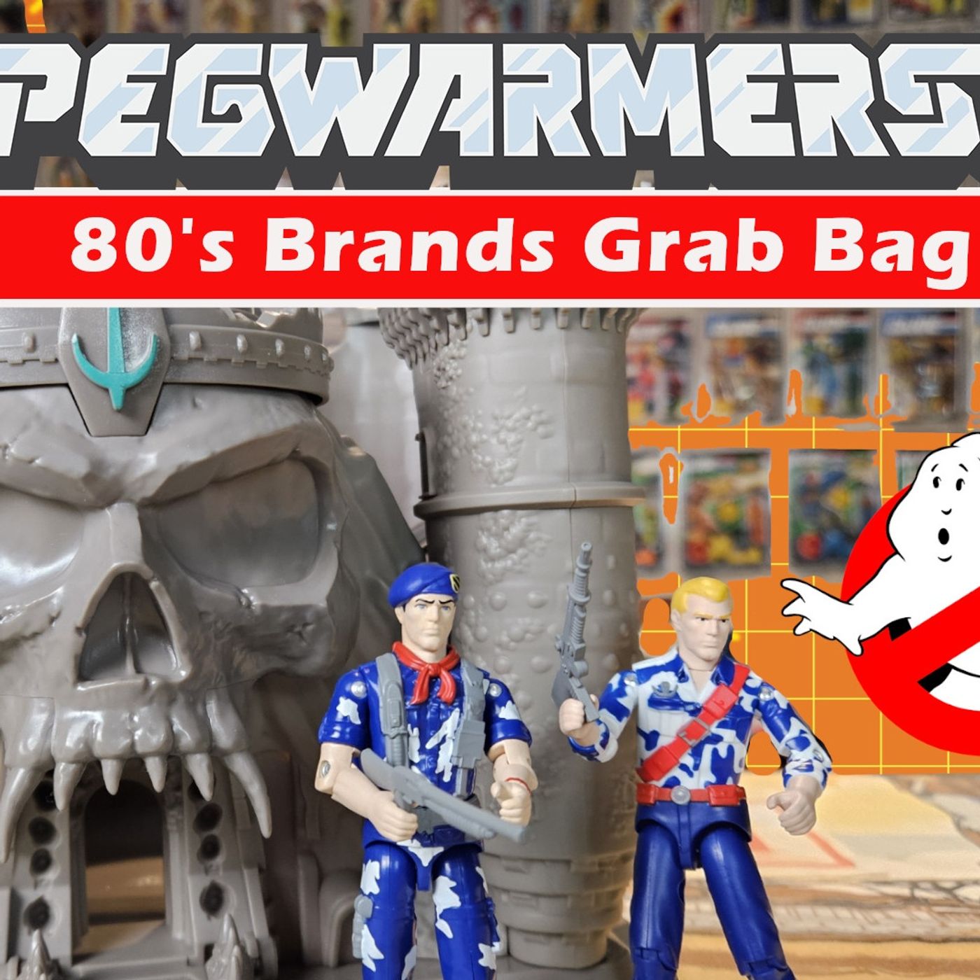 80's Brands Grab Bag  - GI Joe, Real Ghostbusters, MOTU - Pegwarmers #230 episode artwork