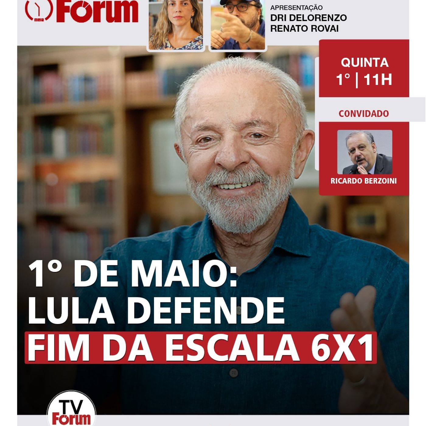 Lula apoia fim da escala 6X1 | Mais uma do Gilvan da Federal | Careca do INSS doou para Bolsonaro episode artwork