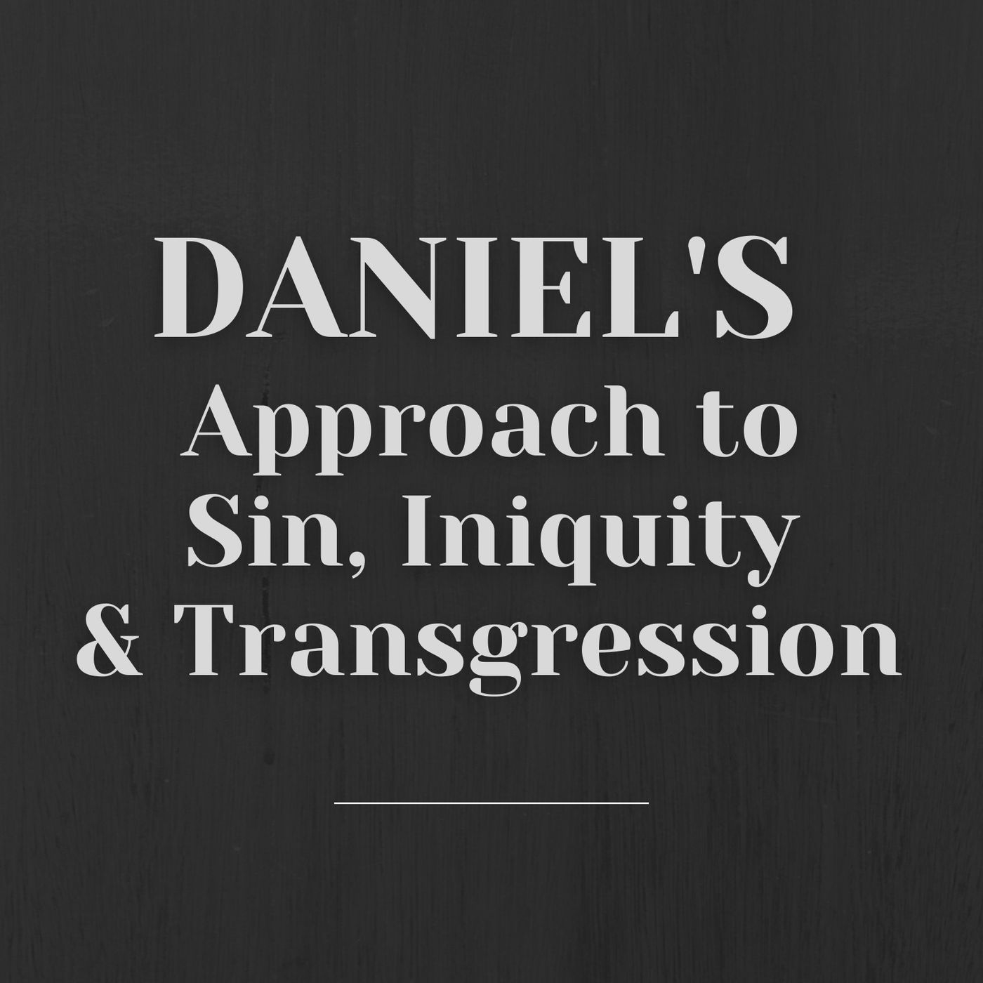 Daniel's Approach to S.I.T. episode artwork