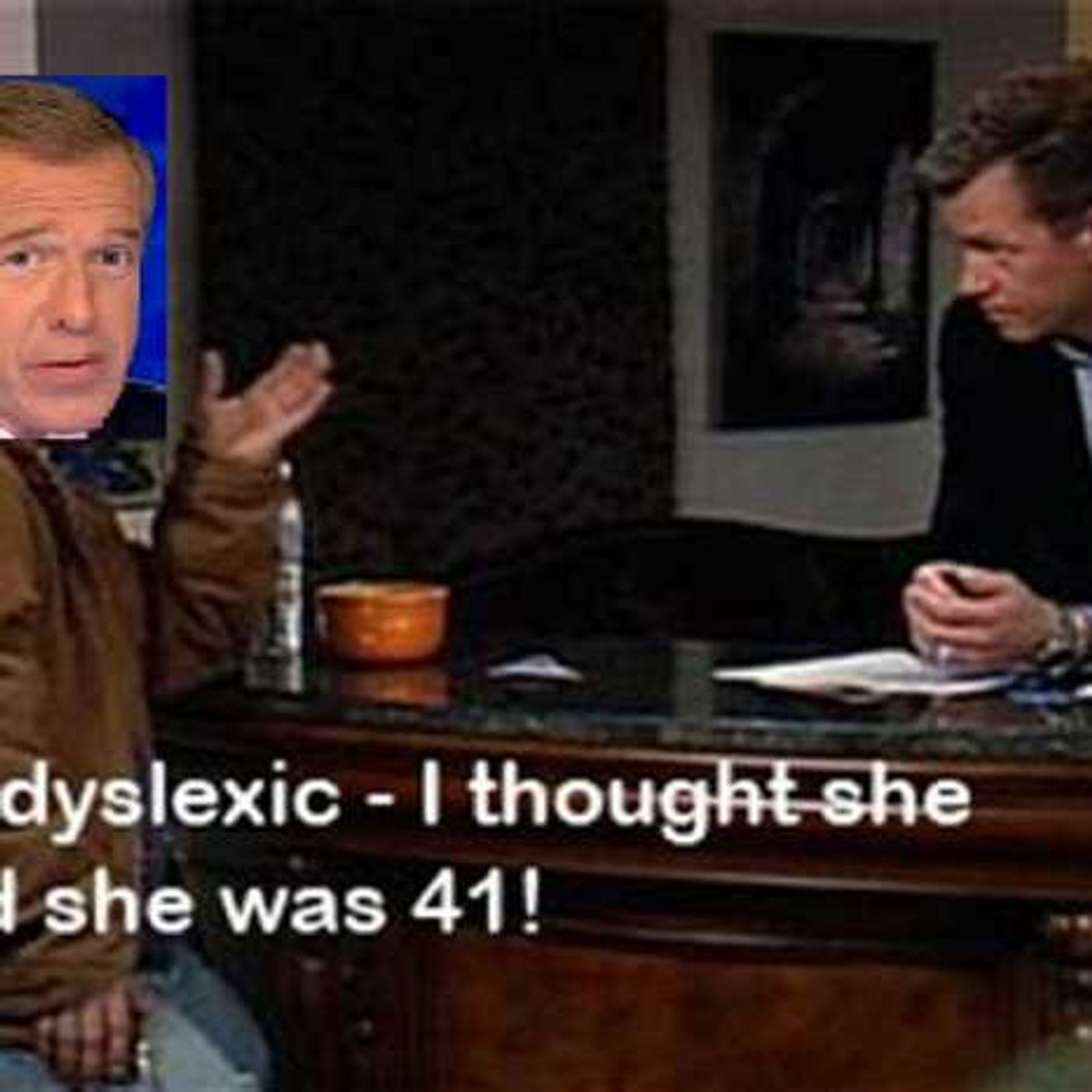 Part 2: Brian Williams drops in, he has a report he calls 