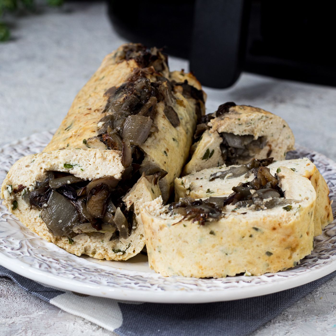 POLPETTONE DI POLLO IN FRIGGITRICE AD ARIA