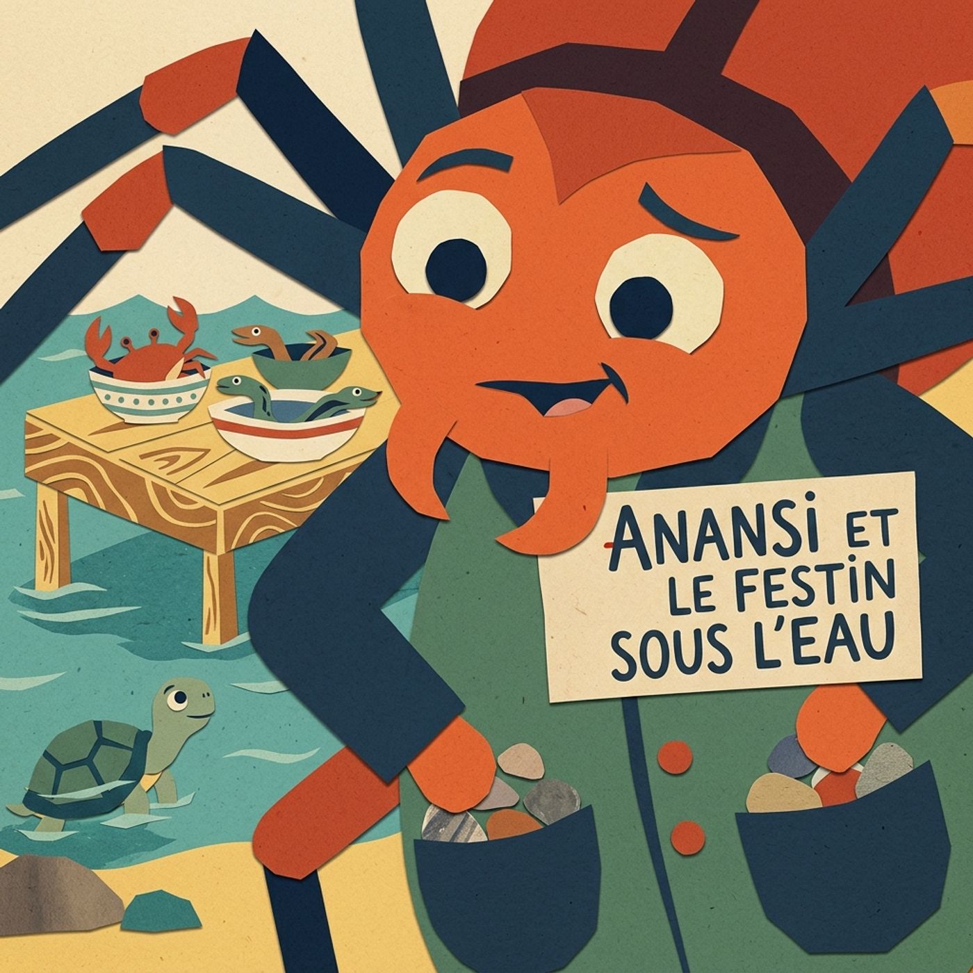L'Araignée Malicieuse et le Mystérieux Banquet du Ruisseau