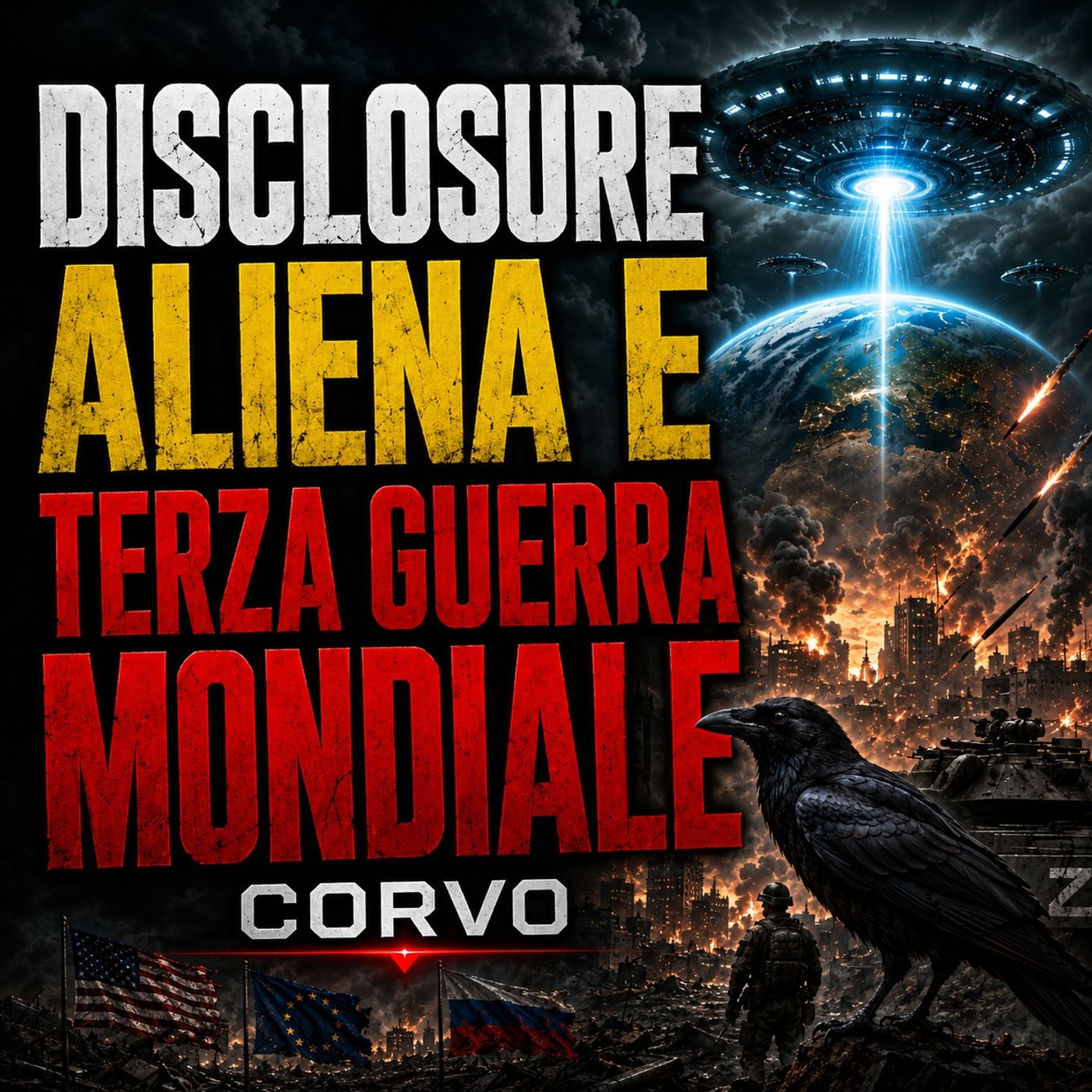 DISCLOSURE ALIENA E TERZA GUERRA MONDIALE - CORVO live - OLTRE IL VELO episode artwork