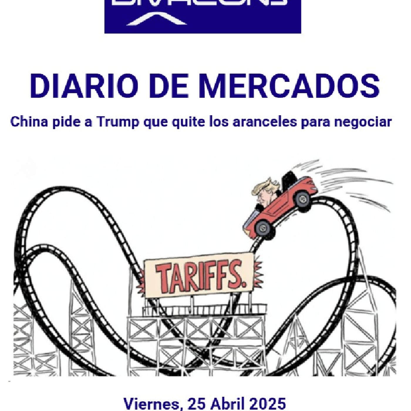 PODCAST en abierto DIARIO DE MERCADOS Viernes 25 Abril 2025 episode artwork