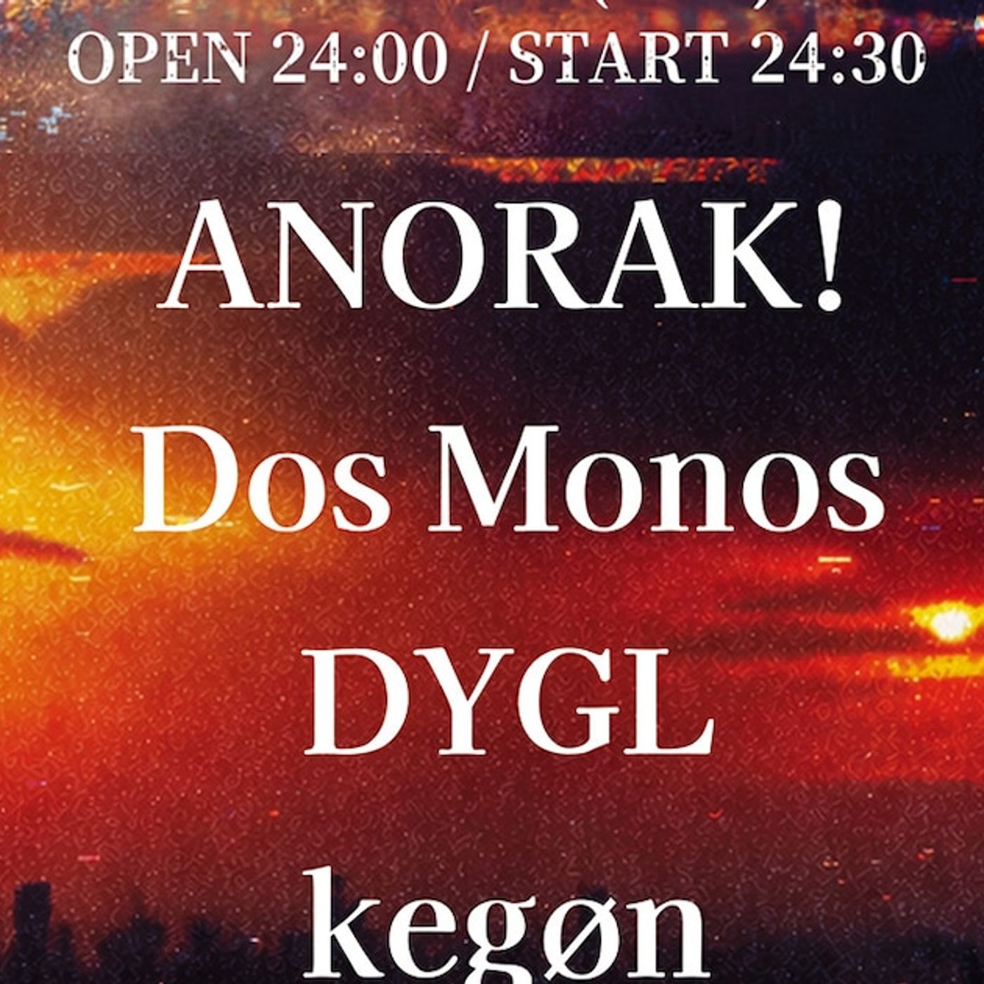 ラッパーとバンドが交わるオールナイトイベントにANORAK!、Dos Monos、DYGL、moreru、kegøn - 音楽ナタリー episode artwork