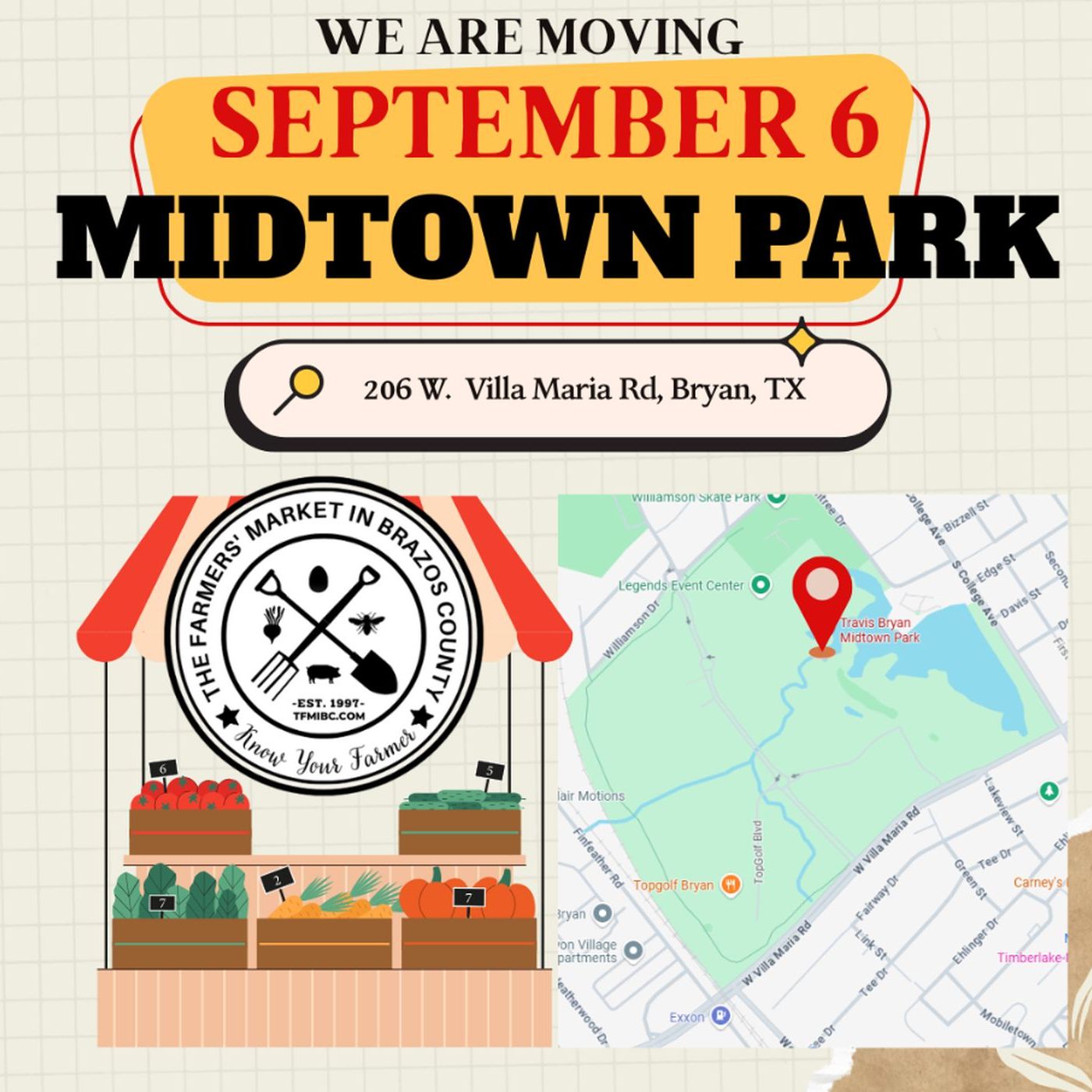 Brazos County Farmers' Market is Relocating to Midtown Park episode artwork
