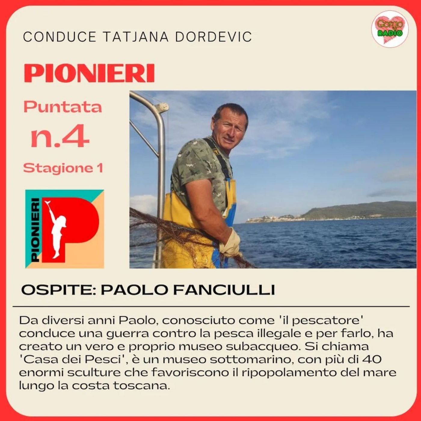 Intervista a Paolo Fanciulli, creatore del museo subacqueo Casa dei Pesci episode artwork