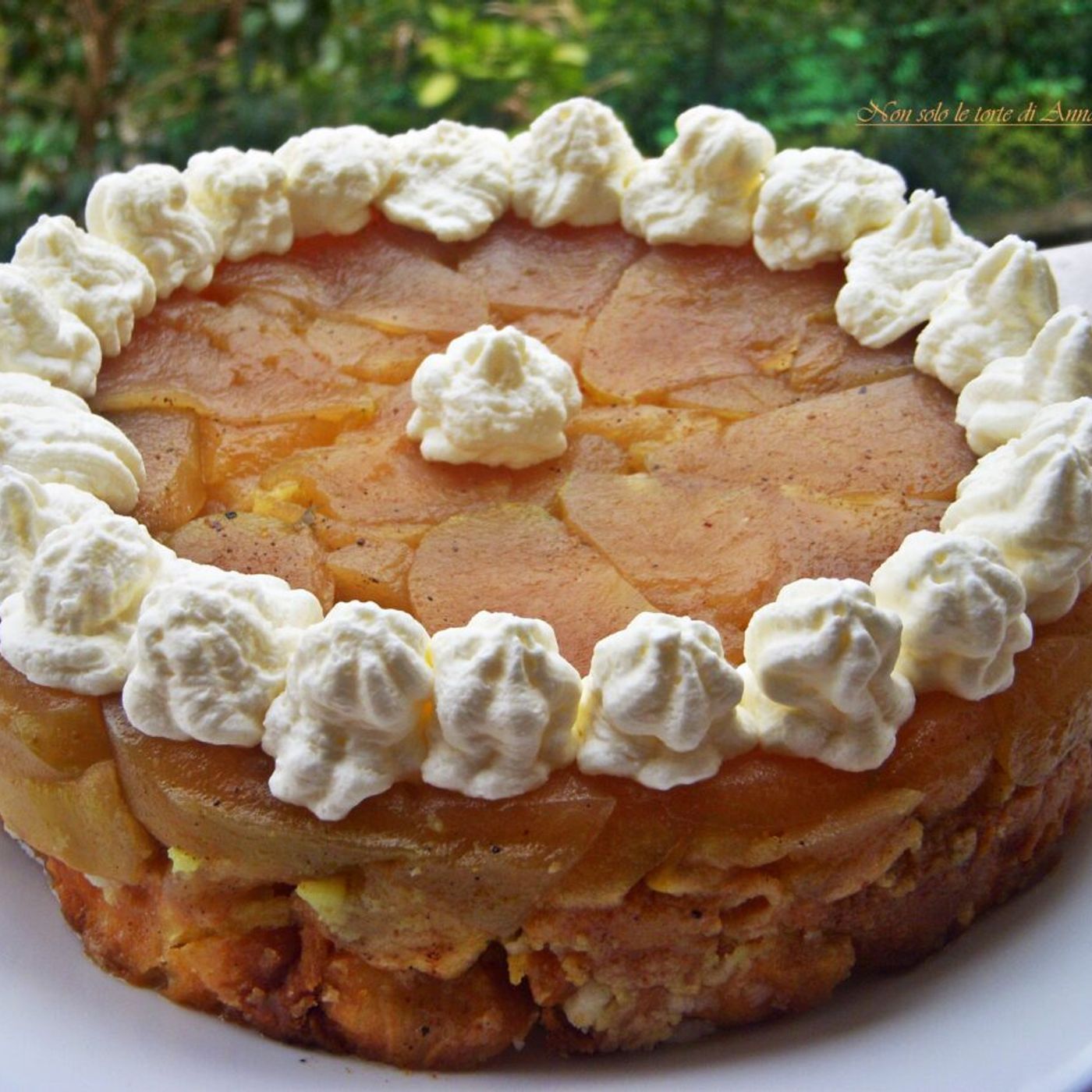 Torta soffice alle mele e panna