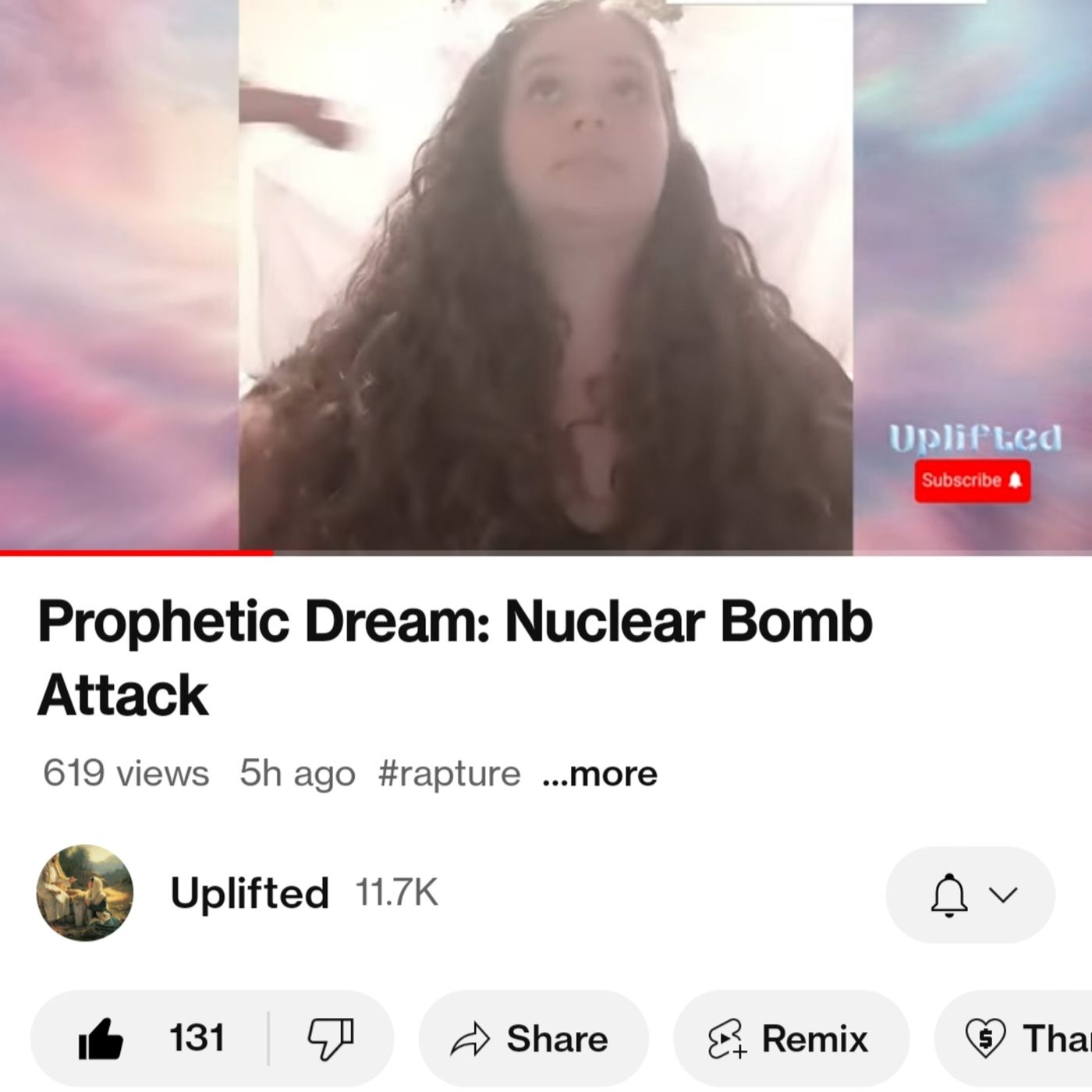 Prophetic Dream: Nuclear Bomb Attack episode artwork