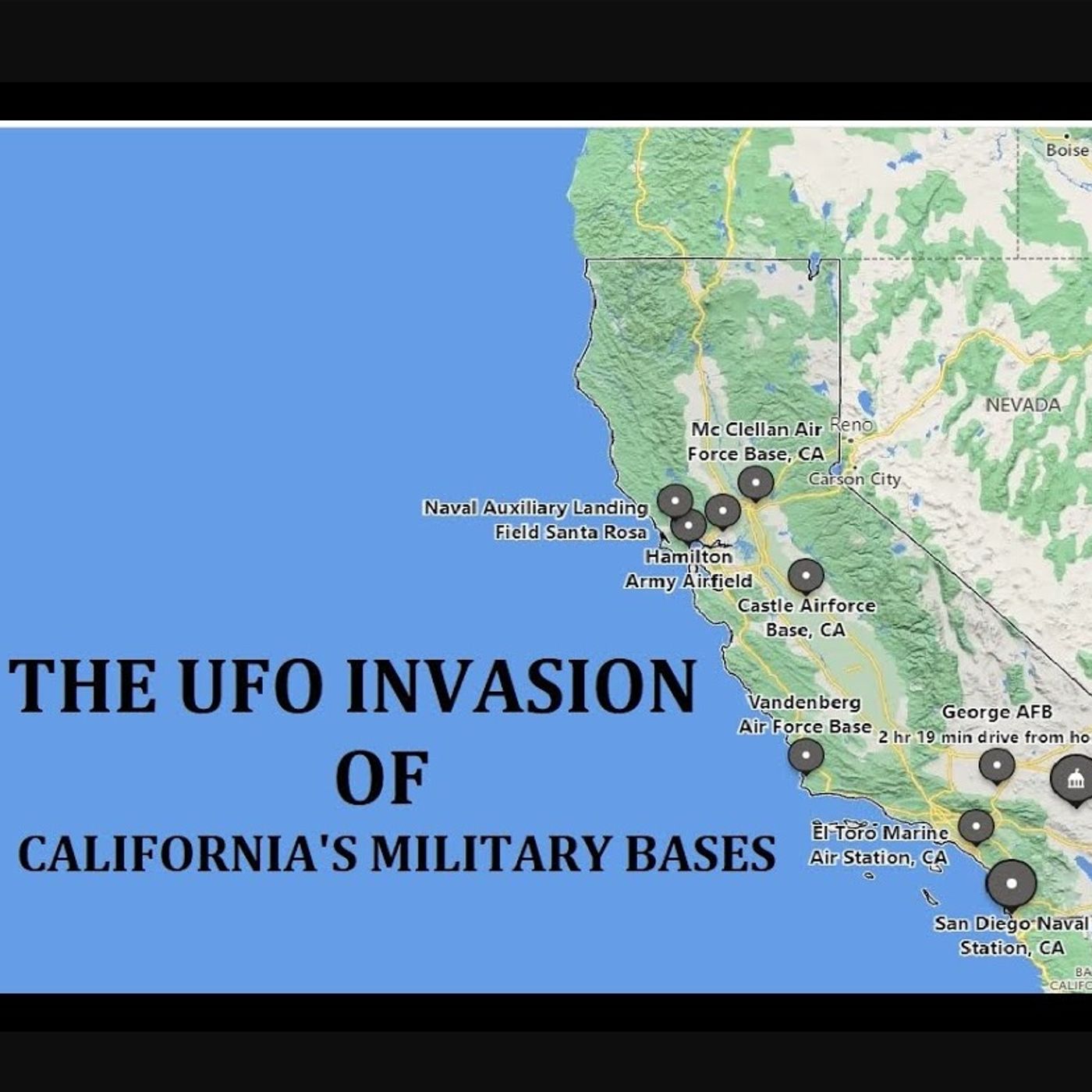 The UFO Invasion of California's Military Bases