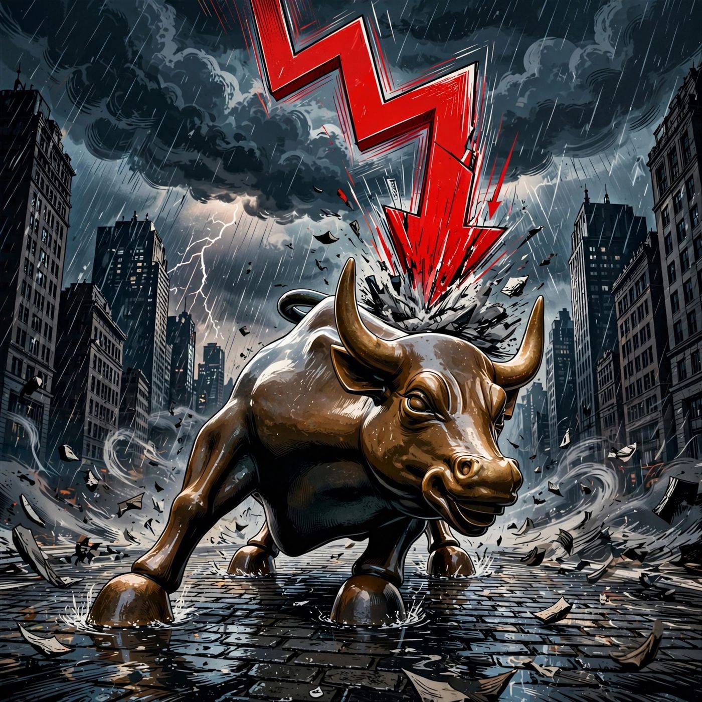 Stocks Suffer Worst Day Since July as Hot CPI Meets AI Sell-Off
