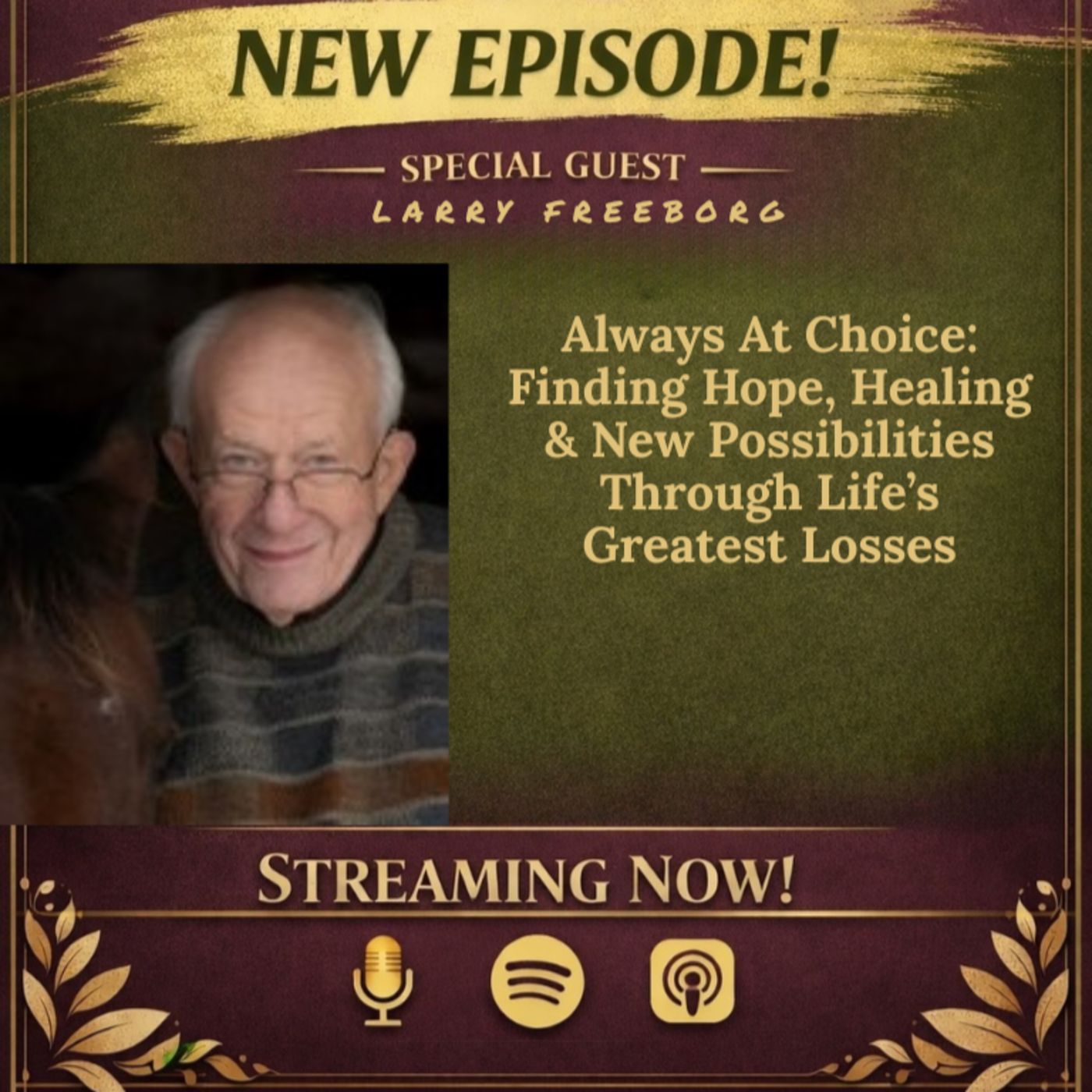 Miss Liz Serves Larry Freeborg Always At Choice episode artwork