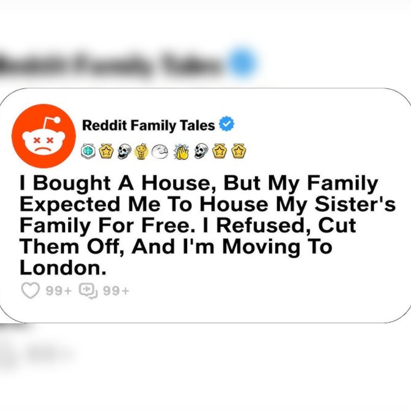 I Bought A House But My Family Expected Me To House My Sisters Family For Free....Reddit Family episode artwork
