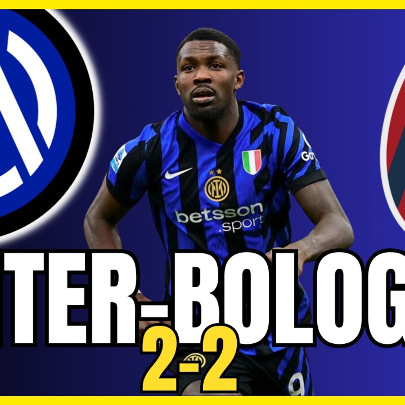 INTER BOLOGNA 2-2: SECONDO TEMPO ORRENDO. UN BONUS SPRECATO...