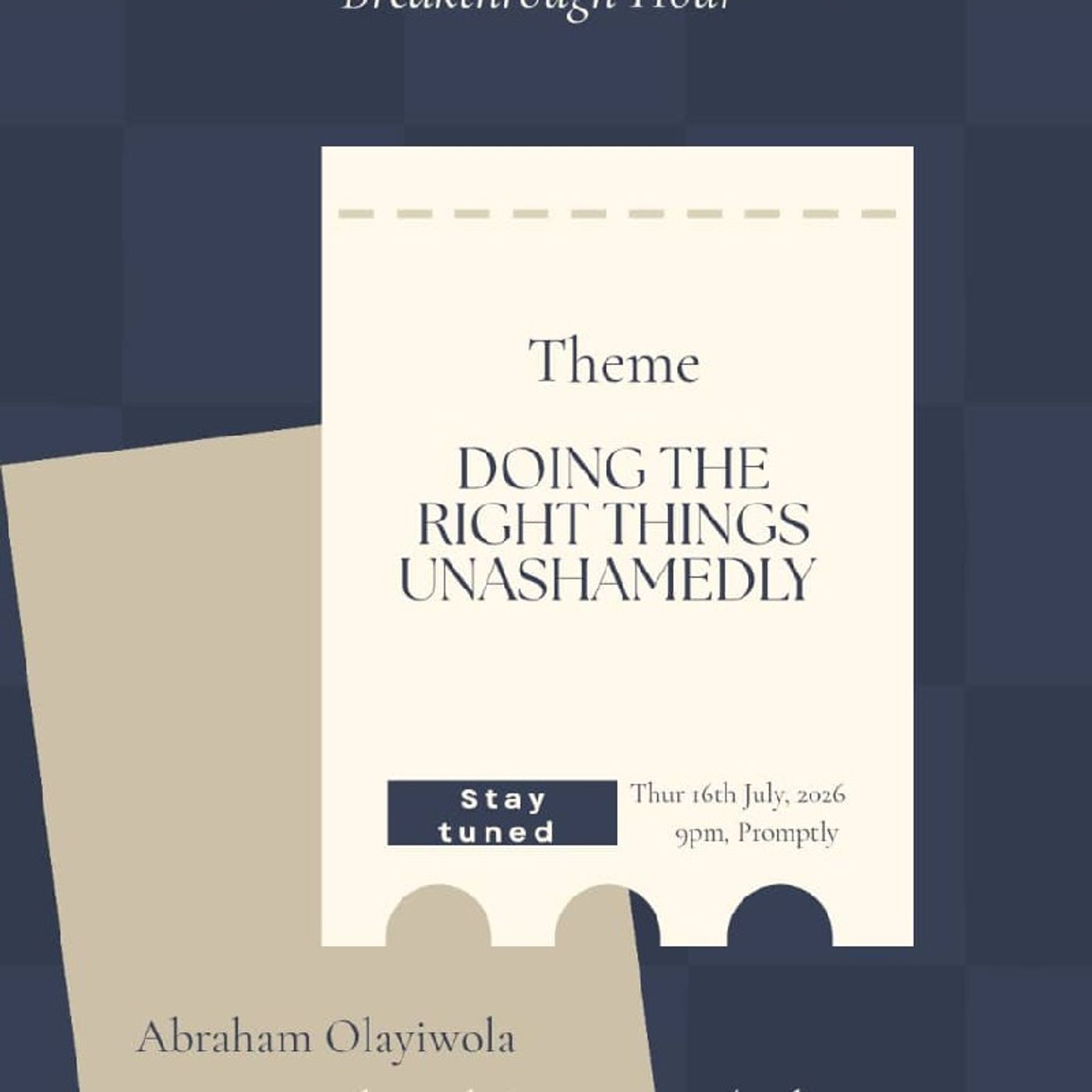 DOING THE RIGHT THINGS UNASHAMEDLY (2) episode artwork