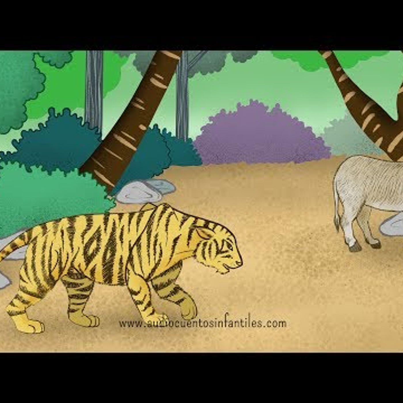 012. El tigre y el burro  Audiocuento infantil
