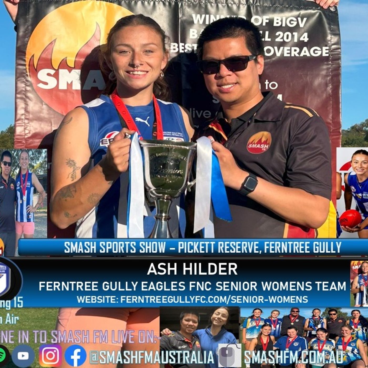 SSS15THYR: Ferntree Gully Eagles FNC EFNL25 Senior Womens Interviews Ash Hilder 070825