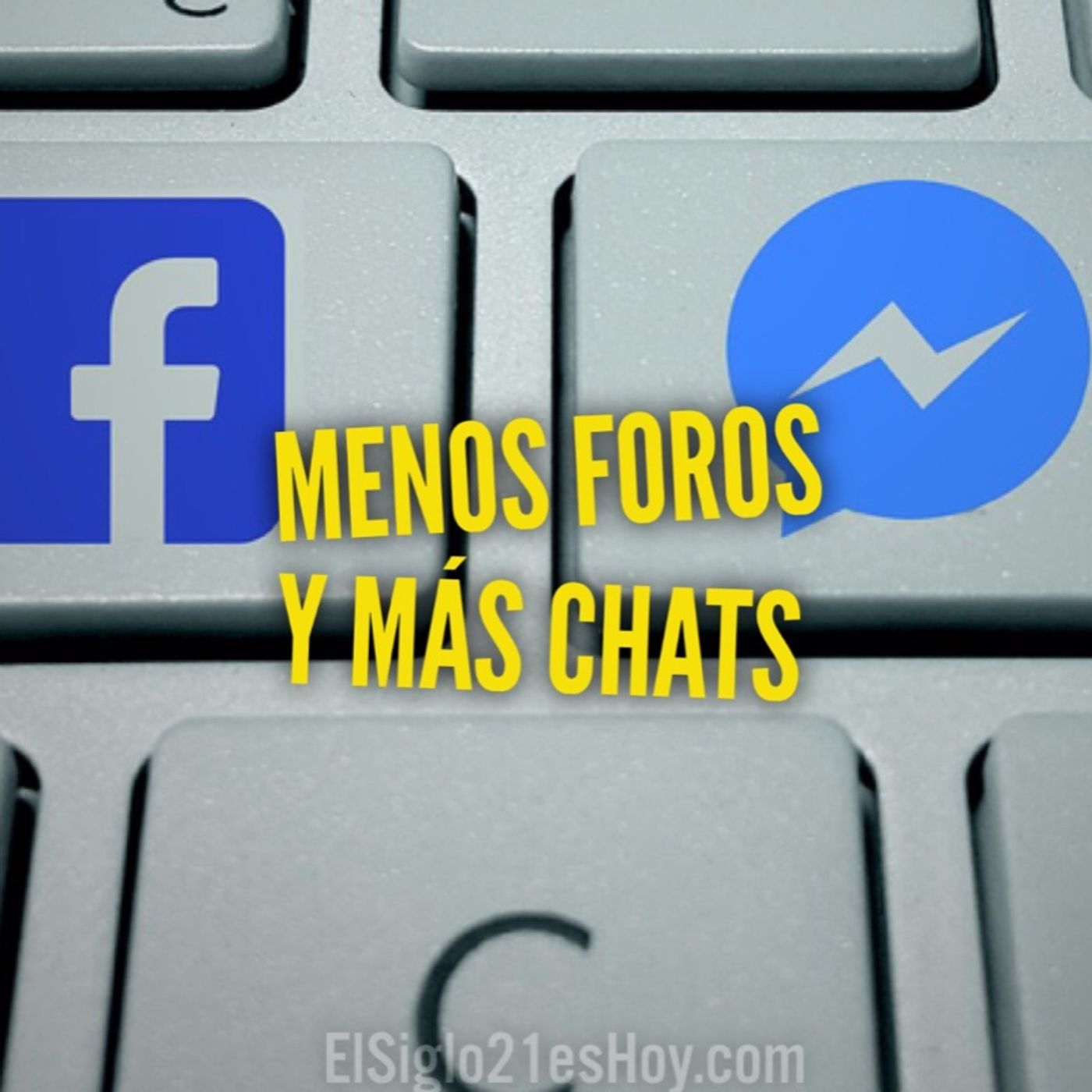 Menos foros y más chats en Facebook